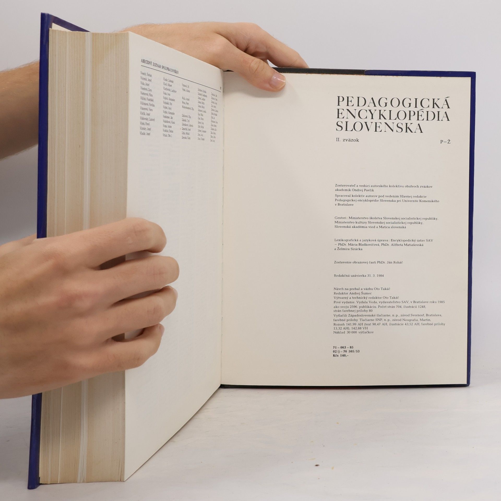 kolektiv Pedagogická encyklopédia Slovenska 2. P-Ž