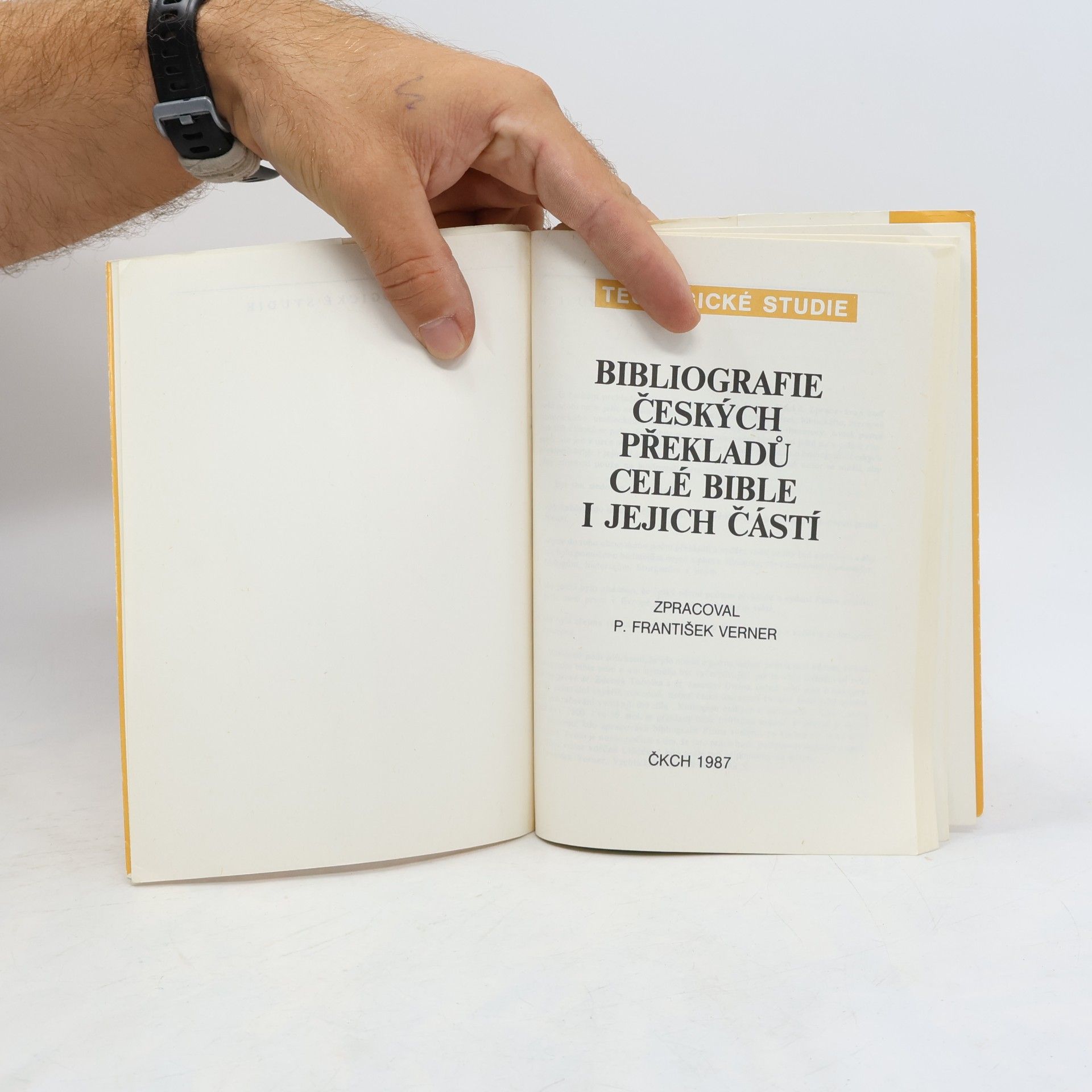 František Verner Bibliografie českých překladů celé bible i jejich částí