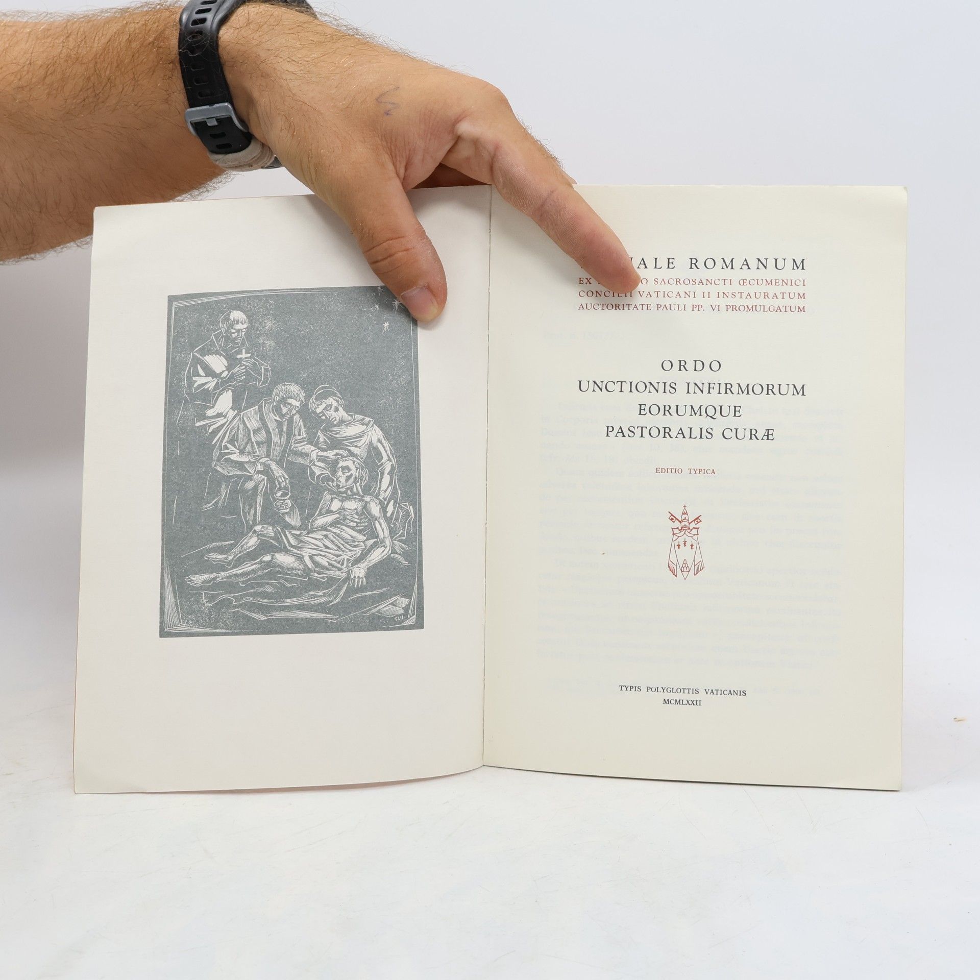 Various authors Ordo unctionis infirmorum eorumque pastoralis curae.