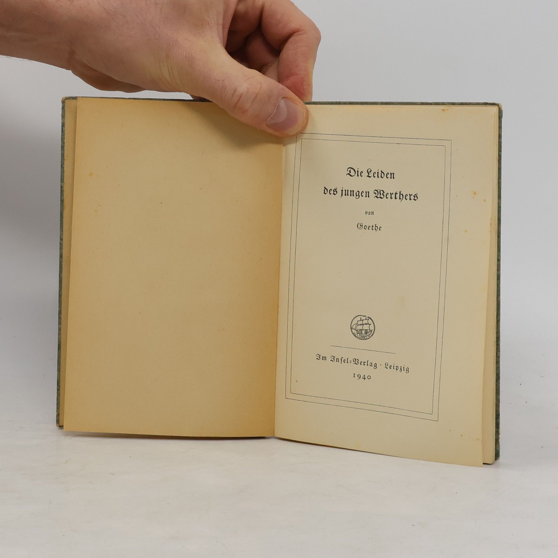 Johann Wolfgang von Goethe Die Leiden des jungen Werthers