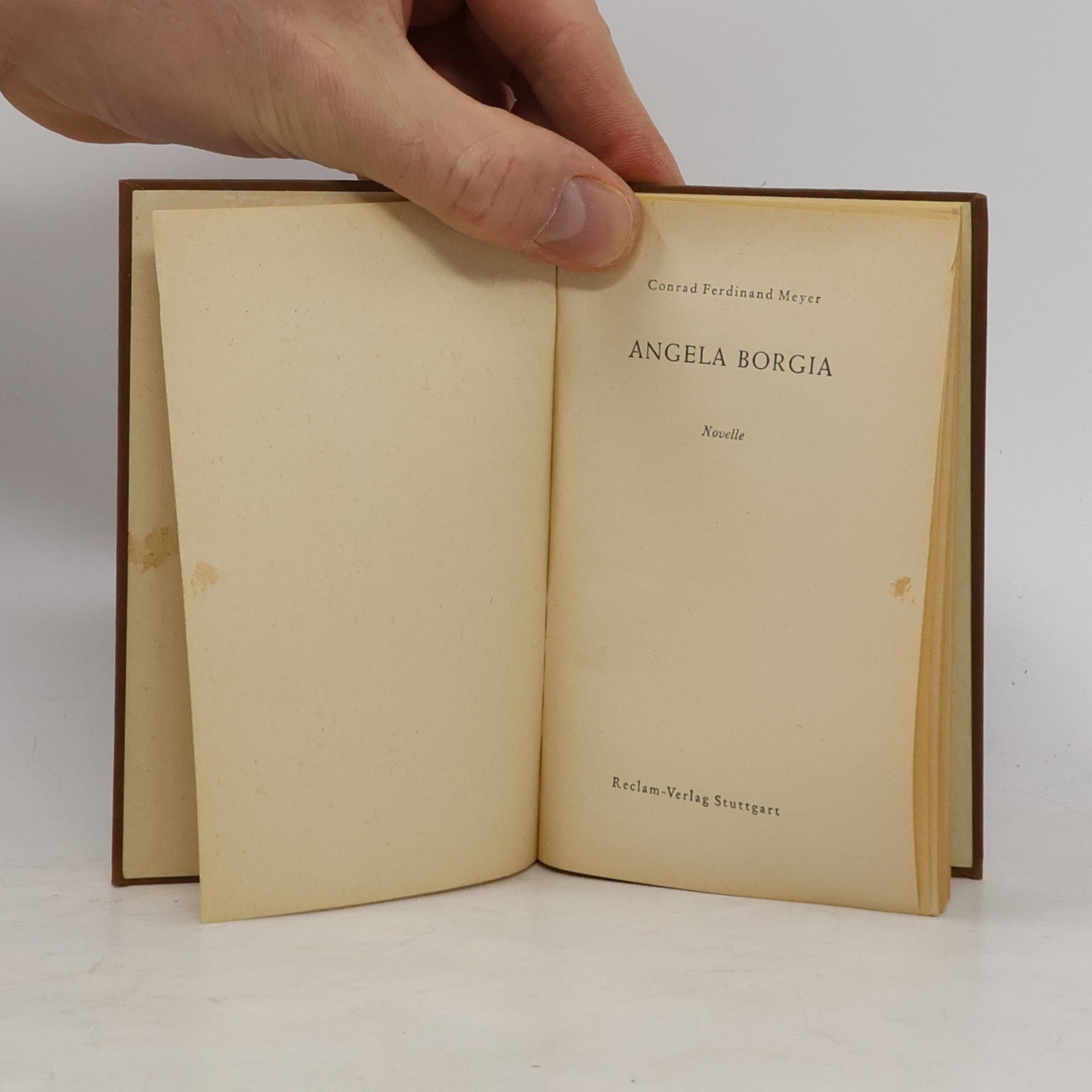 Conrad Ferdinand Meyer Angela Borgia