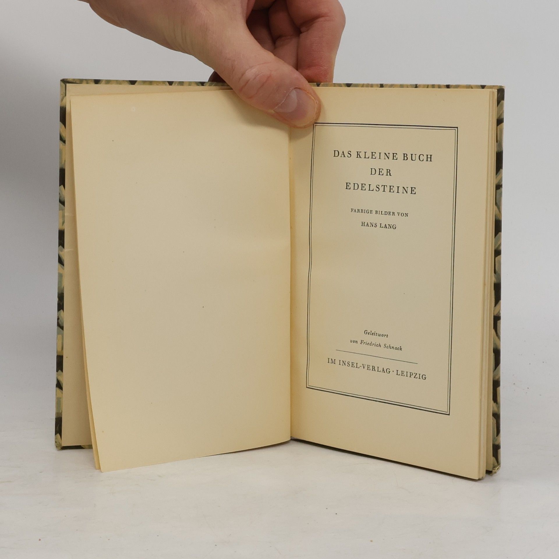 Hans Läng Das kleine Buch der Edelsteine