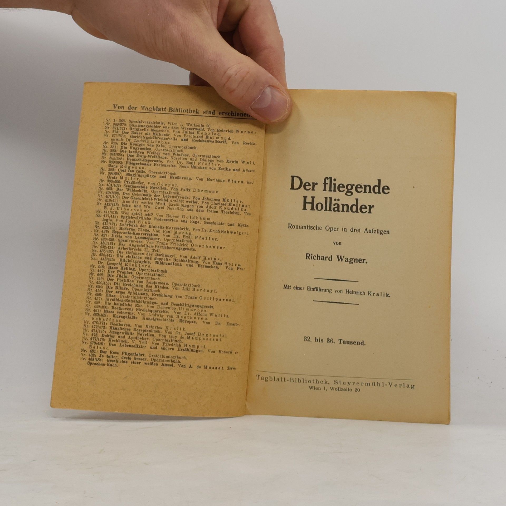 Richard Wagner Der fliegende Holländer