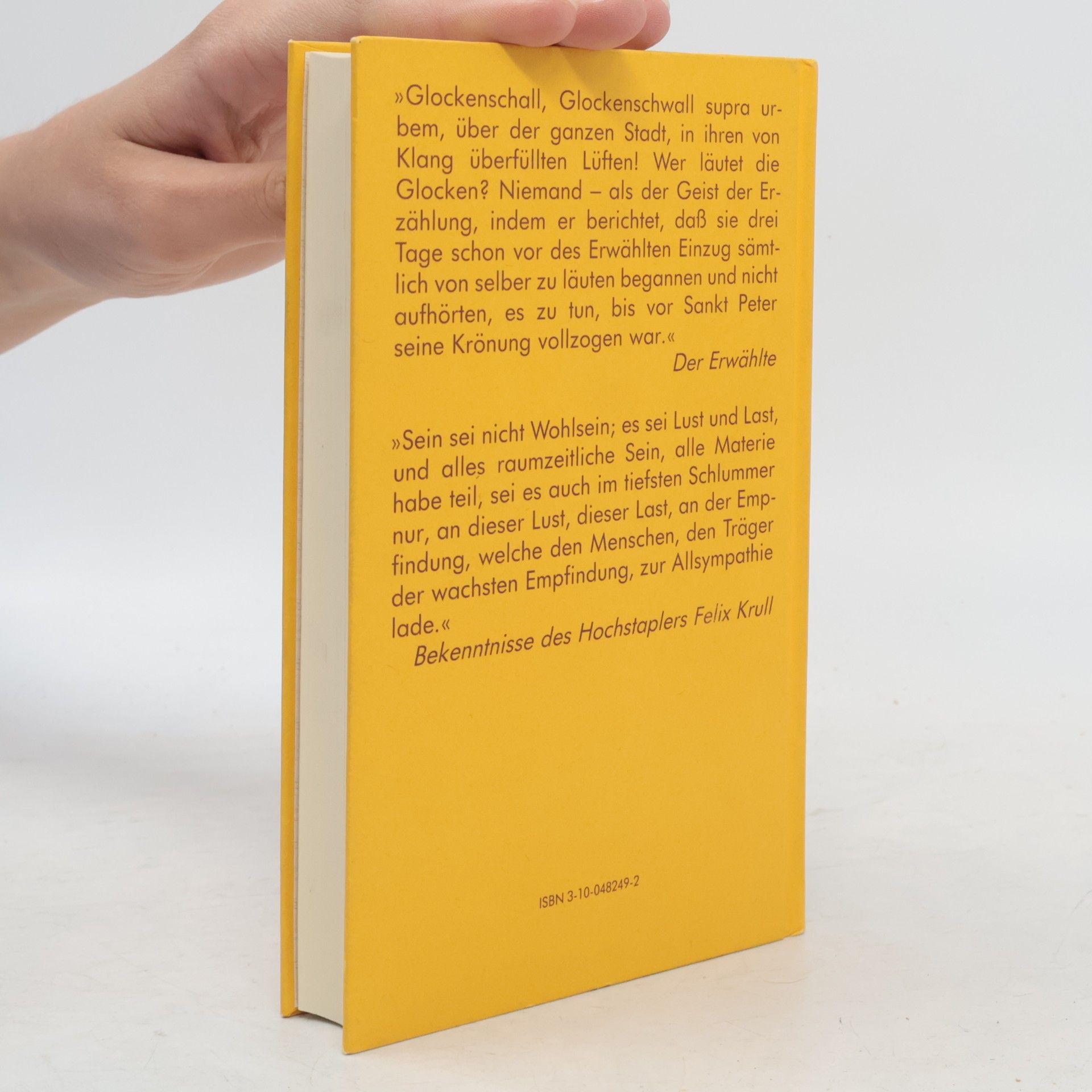 Thomas Mann Der Erwählte. Bekenntnisse des Hochstaplers Felix Krull