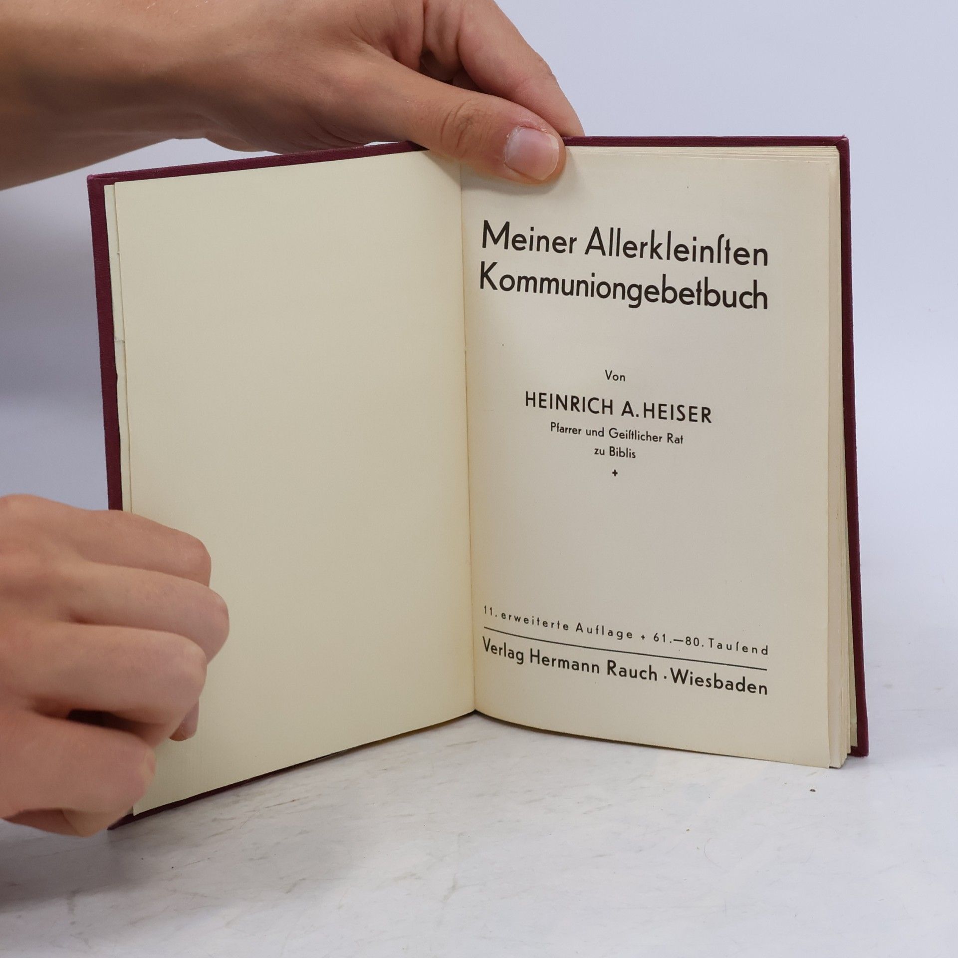 kolektiv Meiner allerkleinsten kommuniongebetbuch