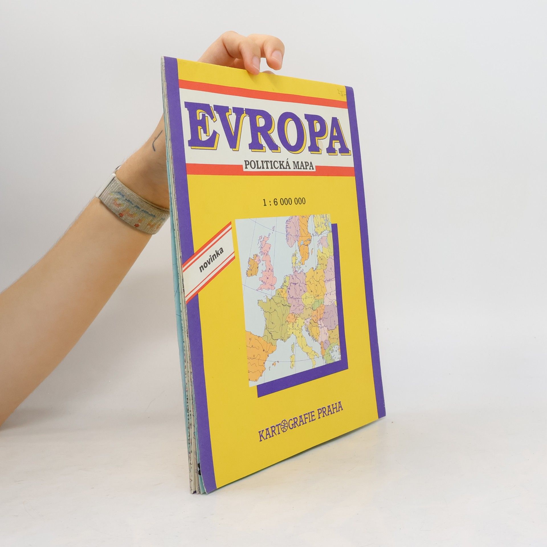 Kartografie Praha (Firm) Evropa, politická mapa