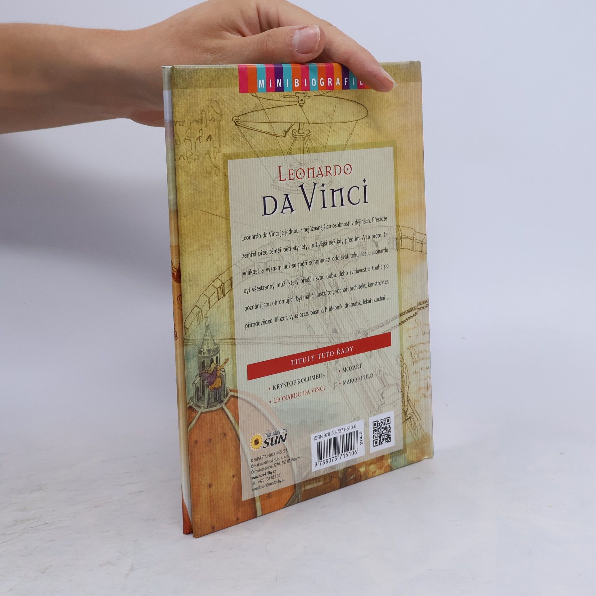 Kolektiv autorů Leonardo da Vinci: minibiografie renesančního vědce a umělce