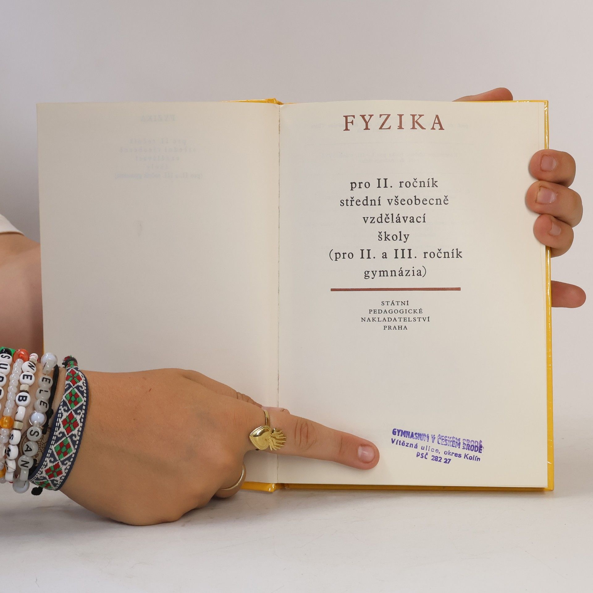 Various authors Fyzika pro II. ročník všeobecně vzdělávací školy