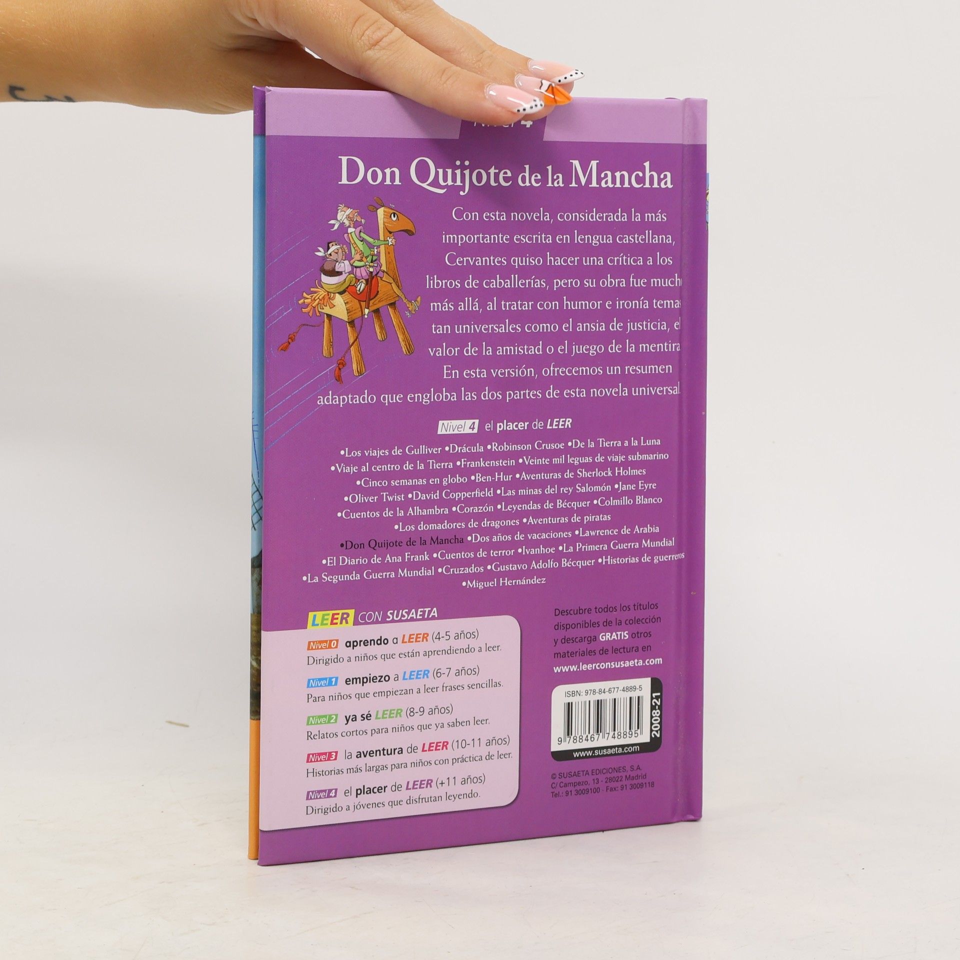 Miguel de Cervantes El placer de Leer: Don Quijote de la Mancha