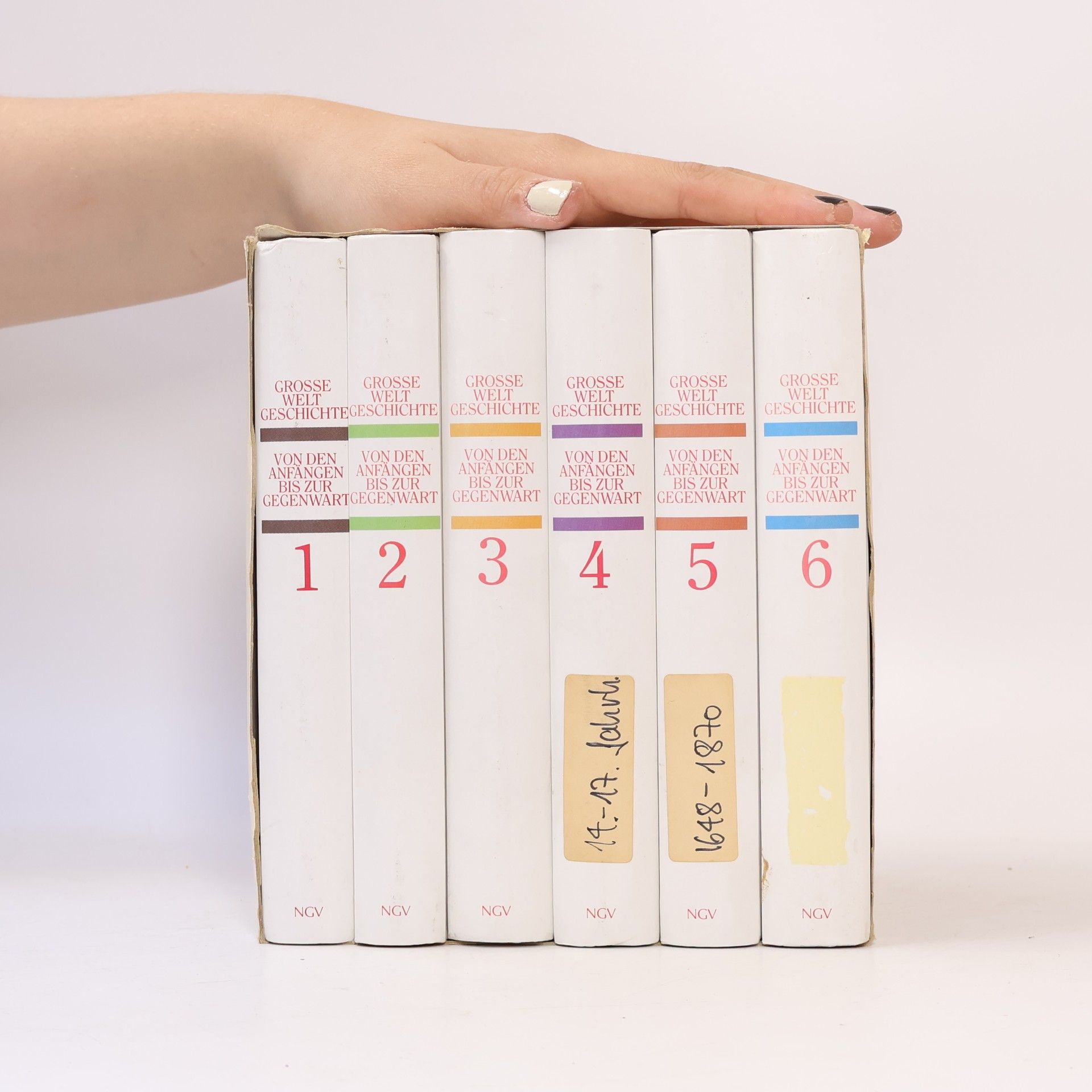 Autorenkollektiv Große Weltgeschichte, 6 Bde.. Von den Anfängen bis zur Gegenwart. Fünf Jahrtausende Menschheitsgeschichte, ihre Zusammenhänge, ihre Hintergründe und ihre Auswirkungen bis in die aktuelle Gegenwart