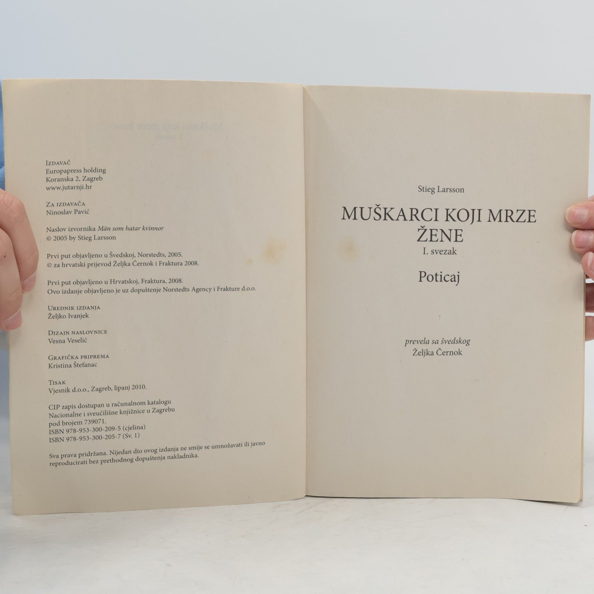 Stieg Larsson Muškarci koji mrze žene I. svezak