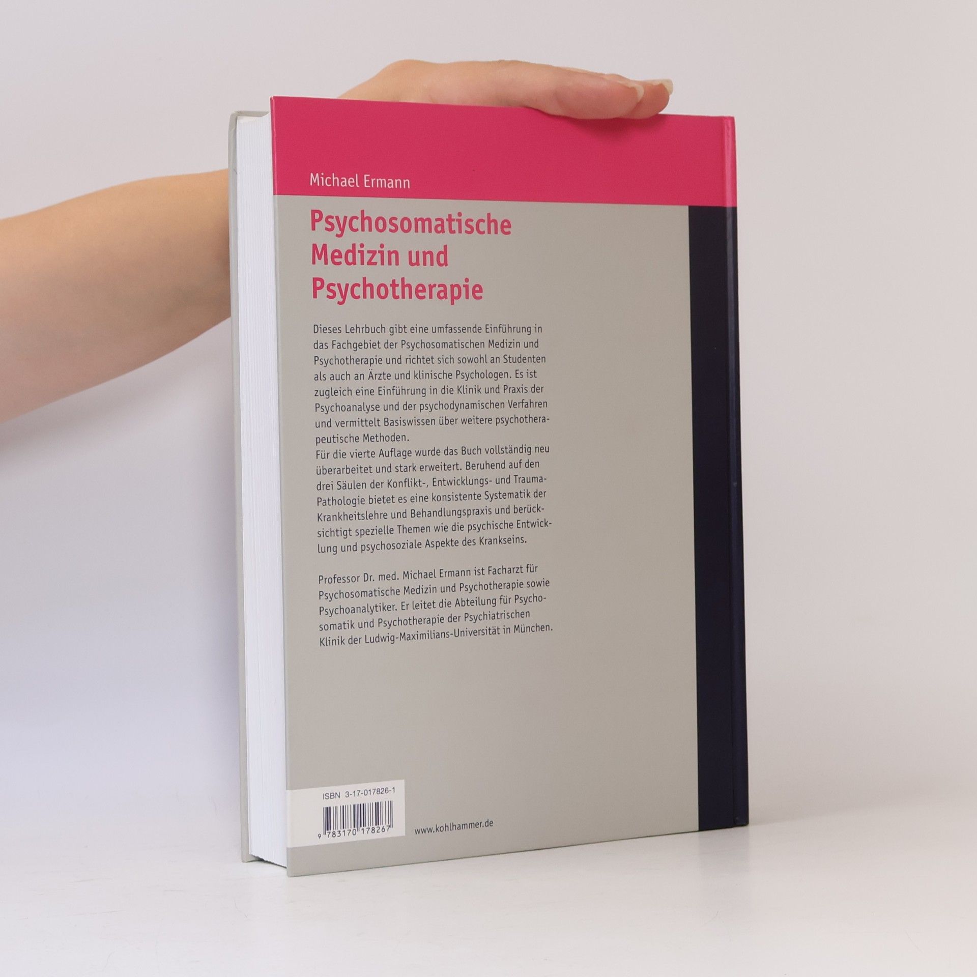 Michael Ermann Psychosomatische Medizin und Psychotherapie