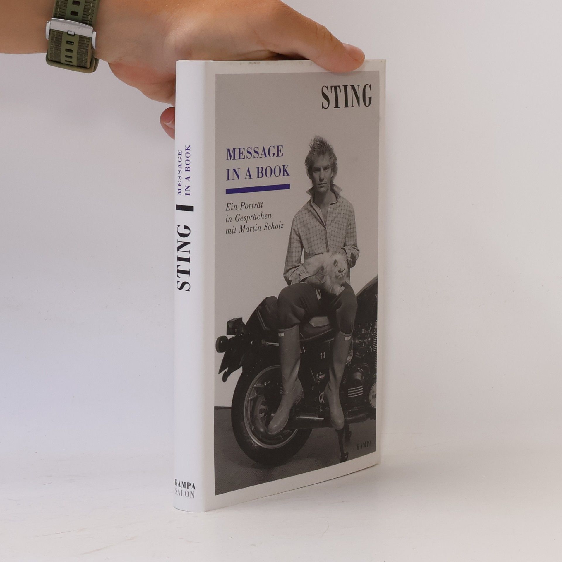 Kampa Verlag Sting - Message in a book