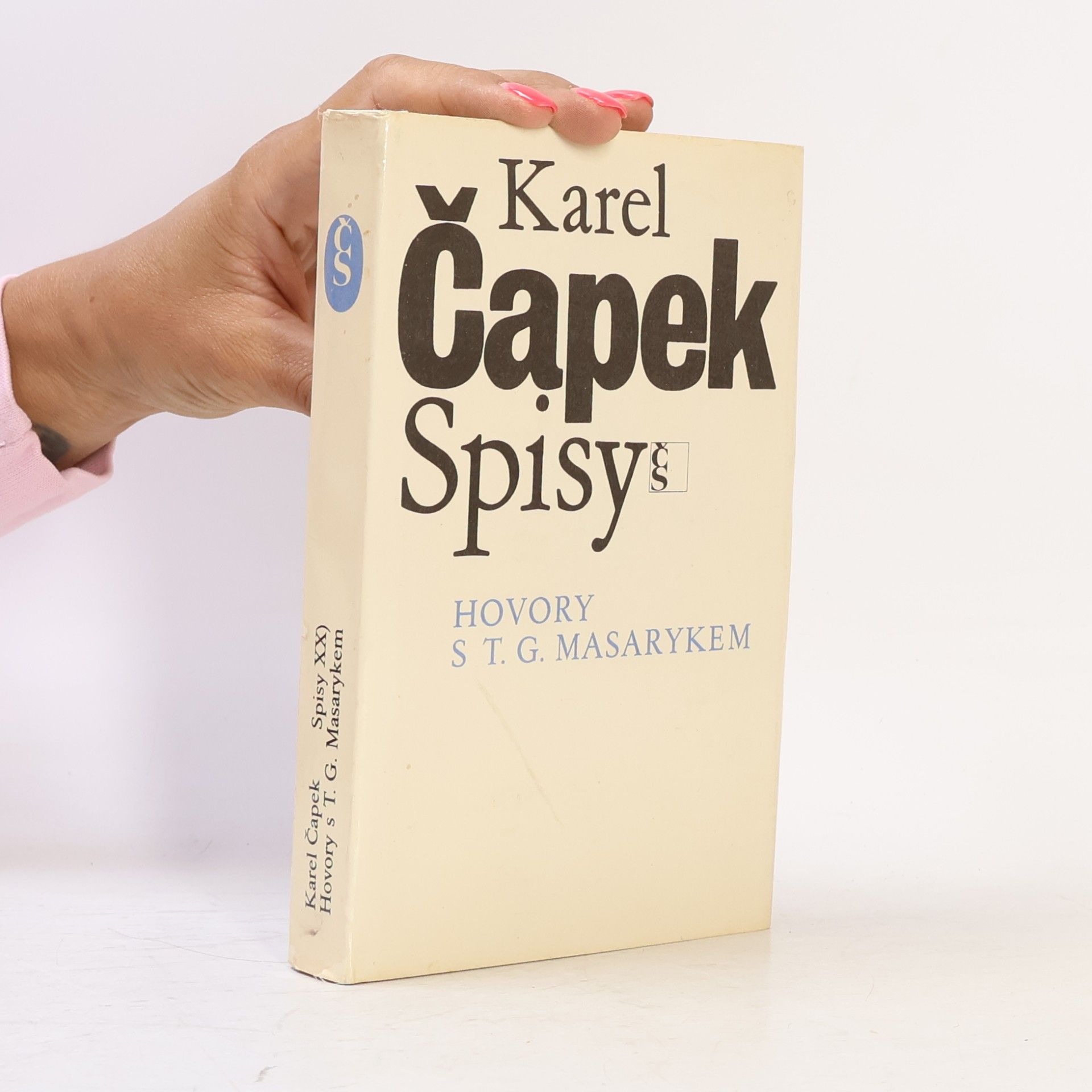 Karel Čapek Hovory s T. G. Masarykem