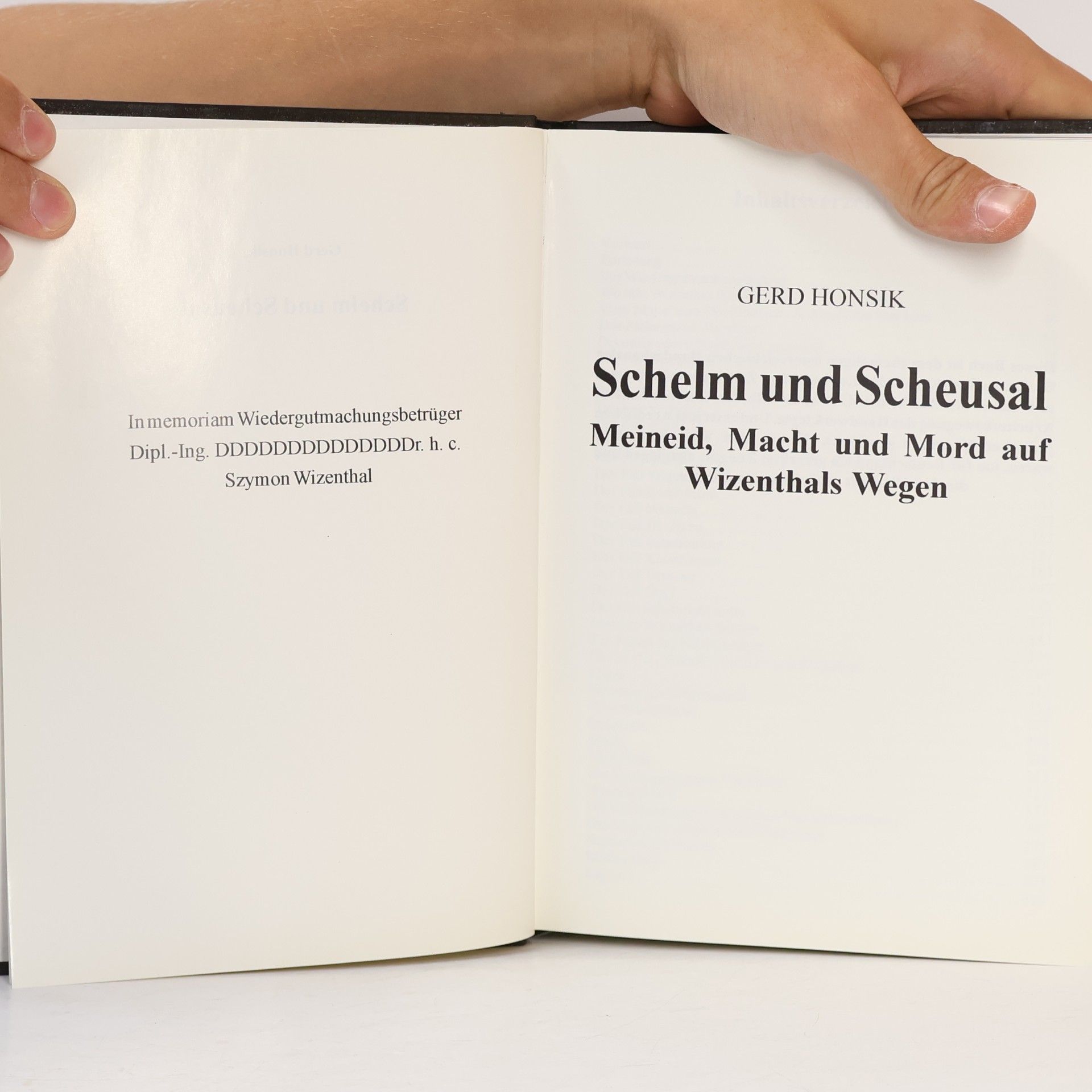 Gerd Honsik Schelm und Scheusal