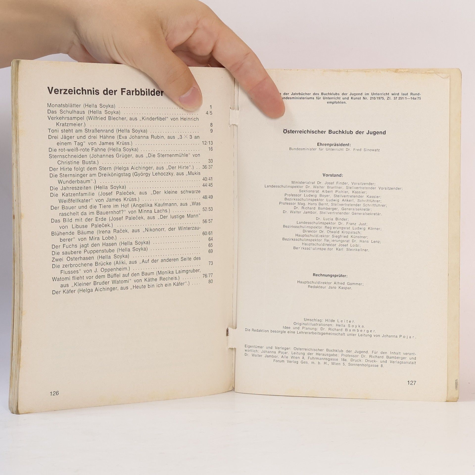 Various authors Jahrbuch Österreichischer Buchklub der Jugend 1975/76