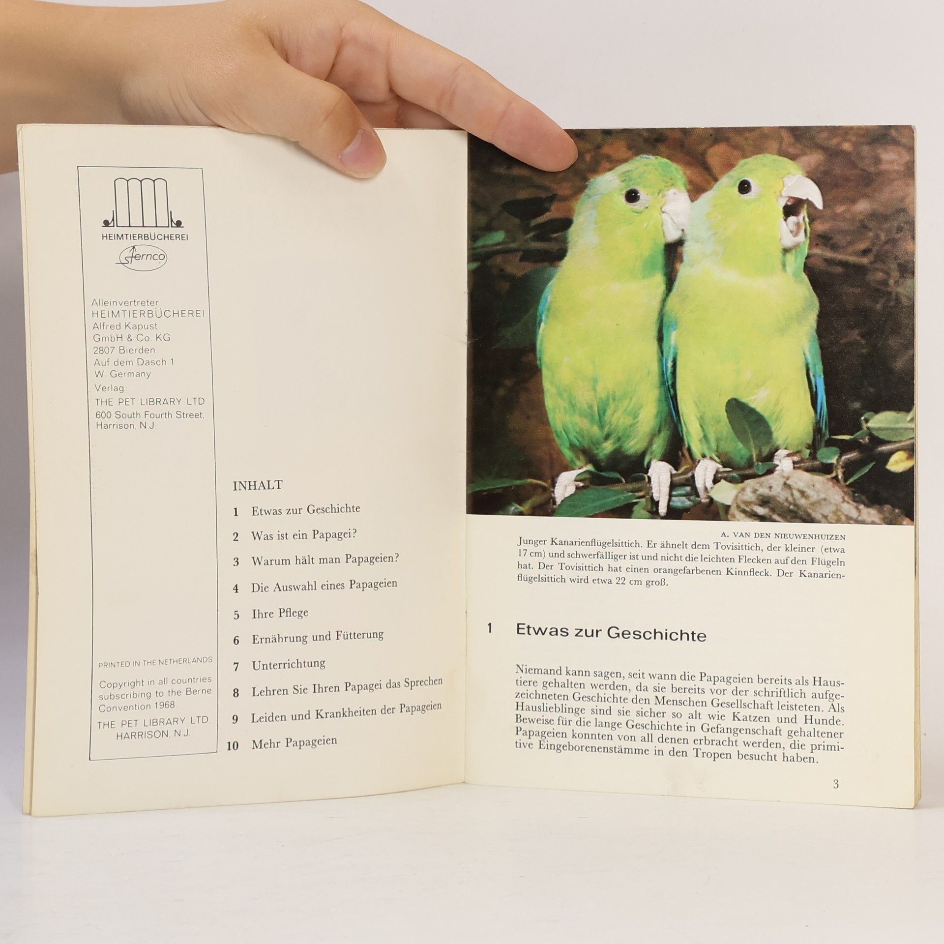 Various authors Freude an Papageien