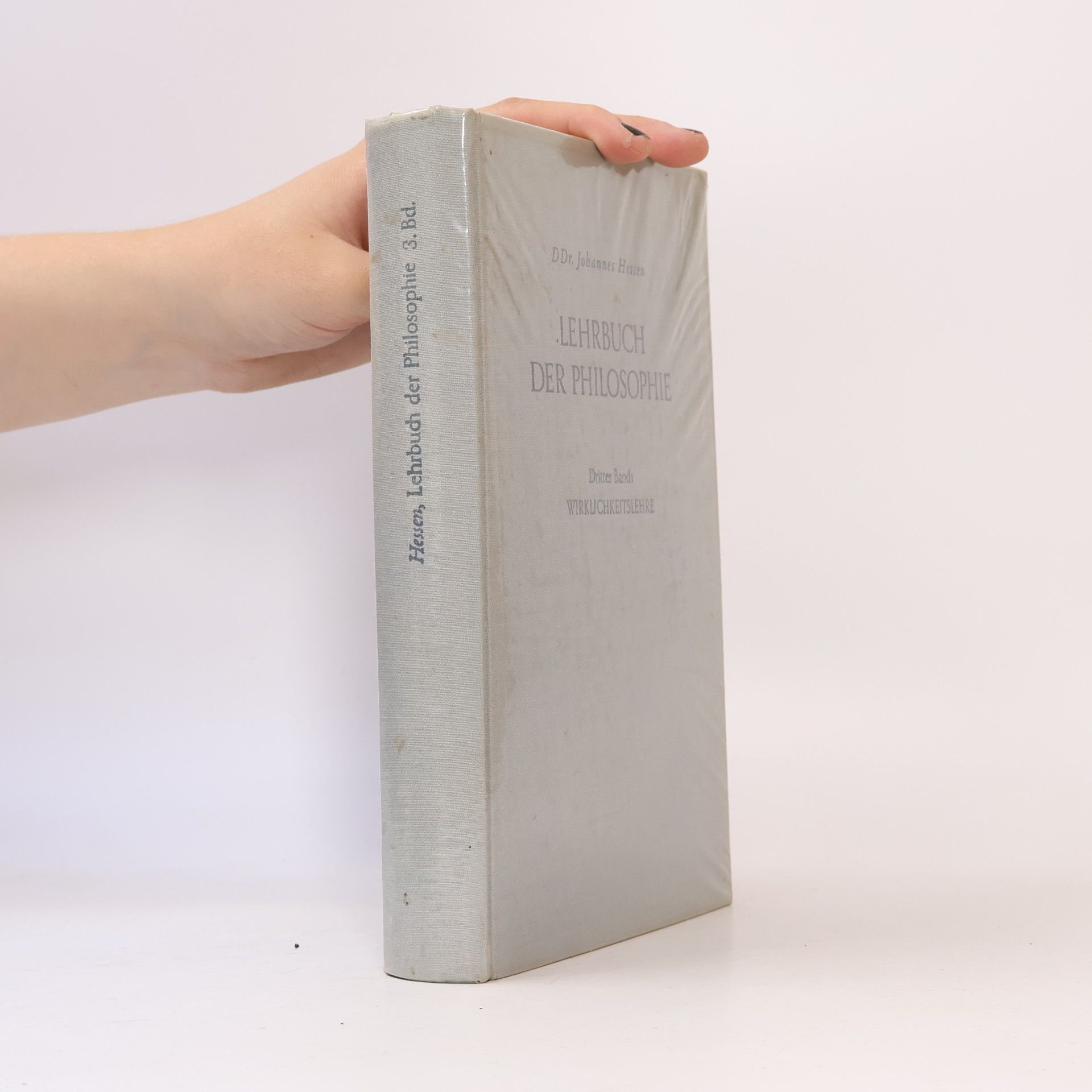Johannes Hessen Lehrbuch der Philosophie