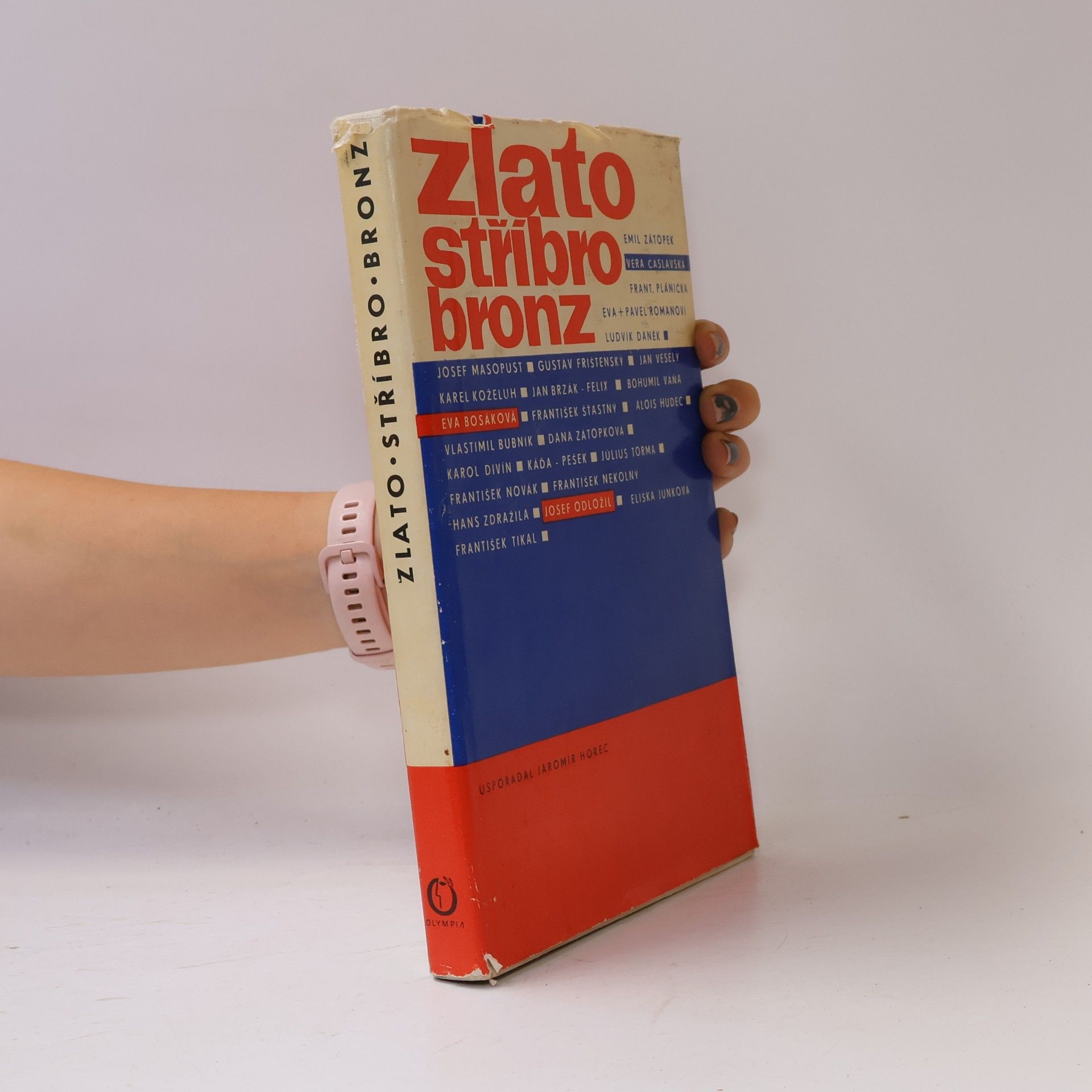 Zlato, stříbro, bronz.
