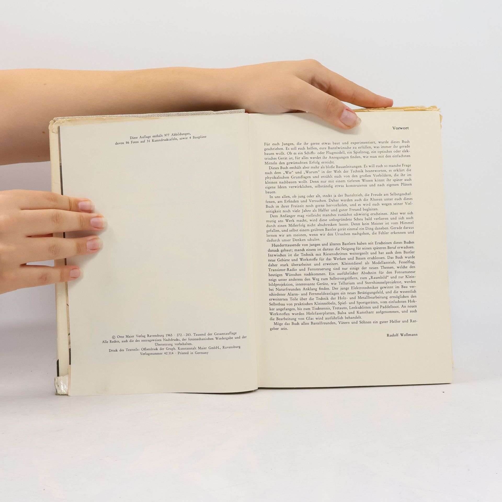 Rudolf Wollmann Werkbuch für Jungen