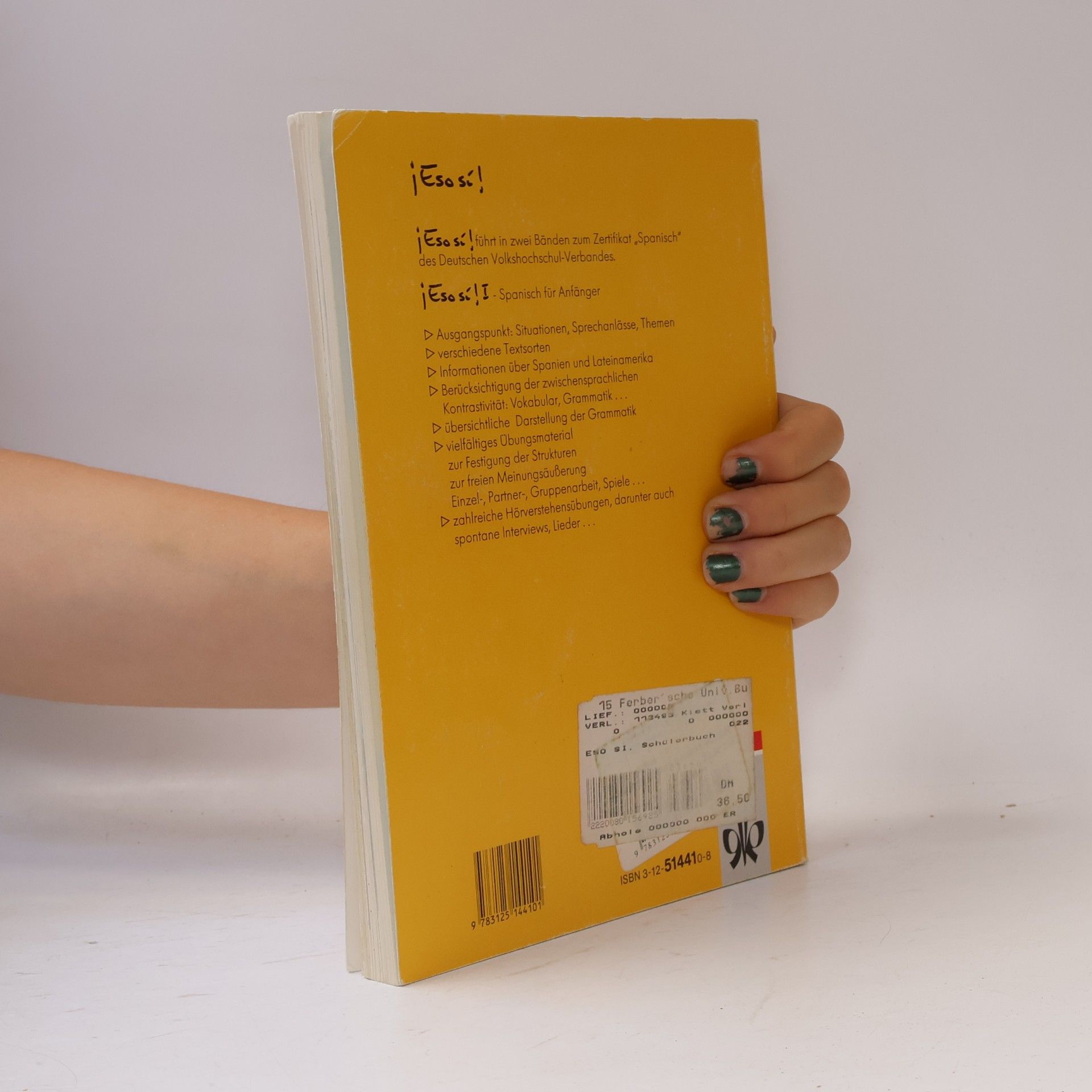 kolektiv ¡Eso sí! I. Spanisch für Anfänger. Lehrbuch