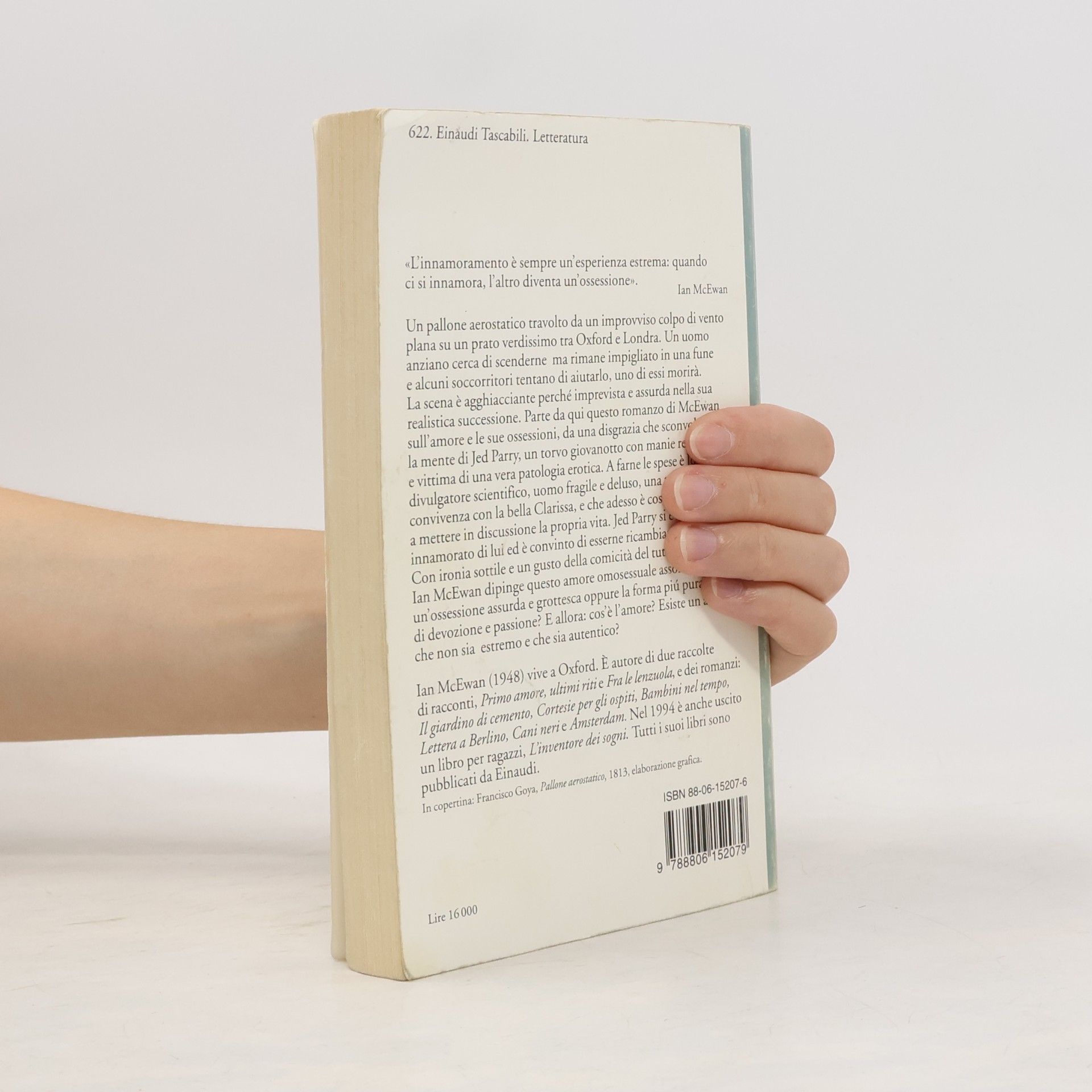 Ian McEwan Einaudi Tascabili - 622: L'amore fatale