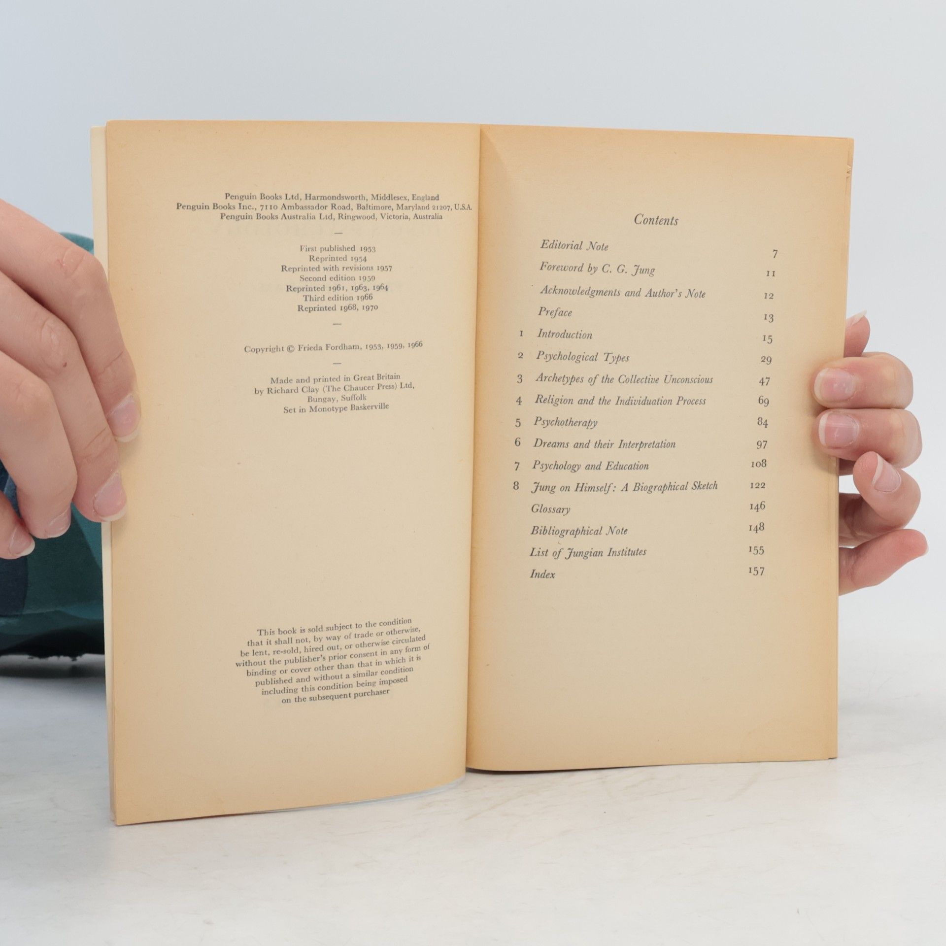 Frieda Fordham An Introduction to Jung's Psychology