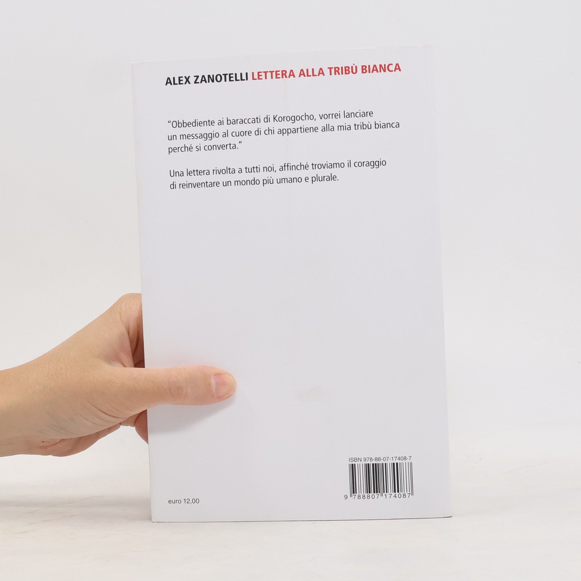 Alex Zanotelli Serie Bianca: Lettera alla Tribù Bianca