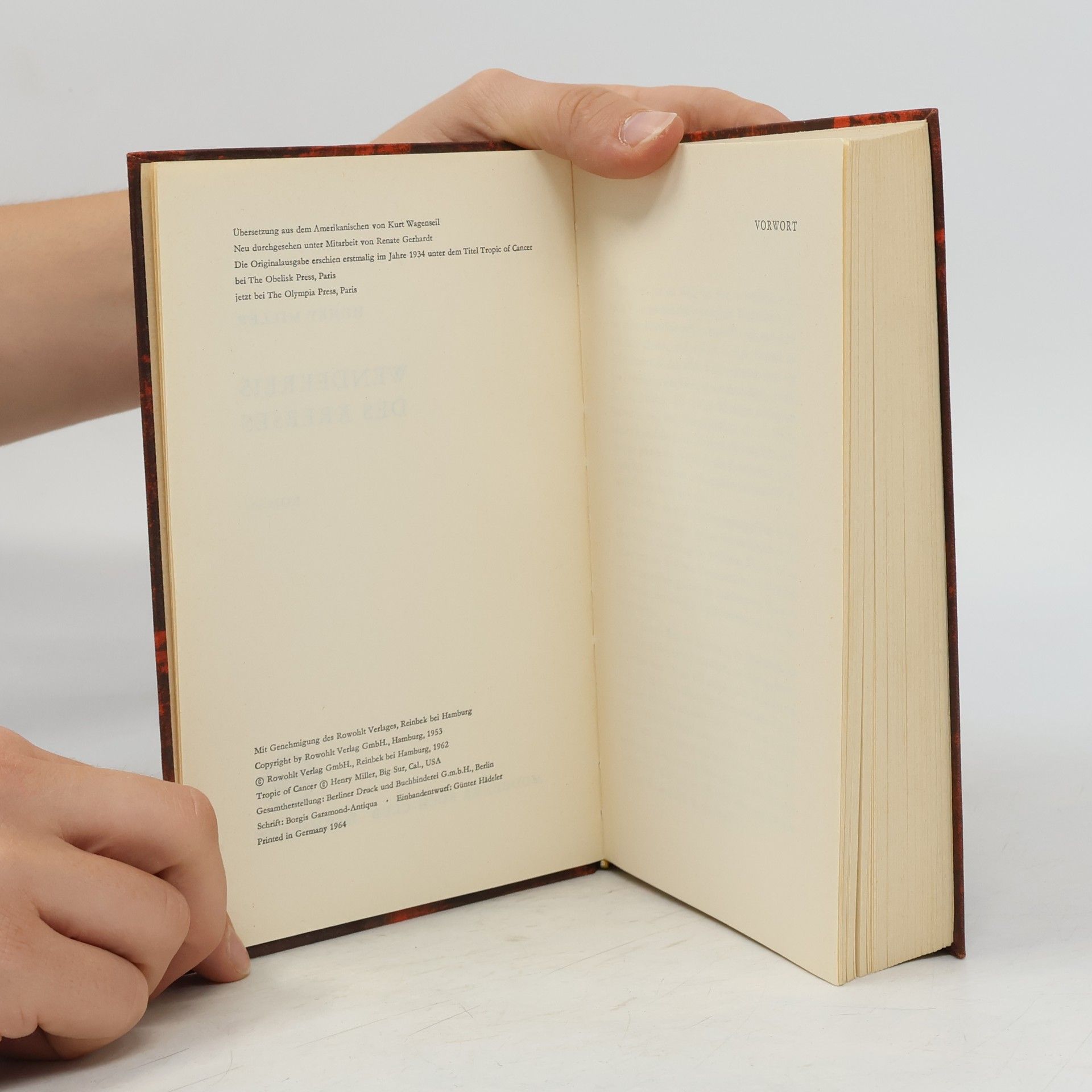 Henry Miller Wendekreis des Krebses