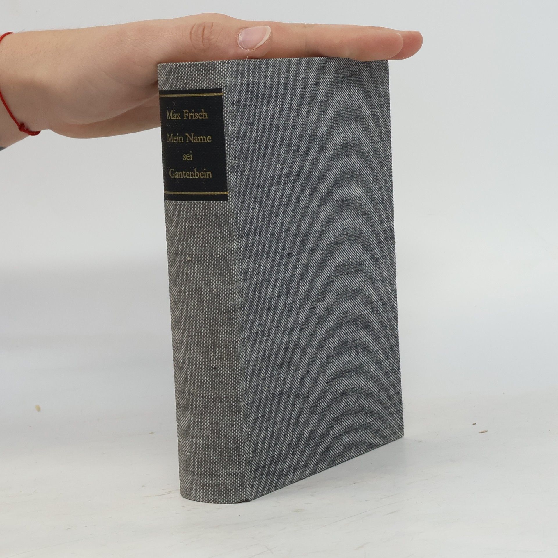 Max Frisch Meine Name sei Gantenbein