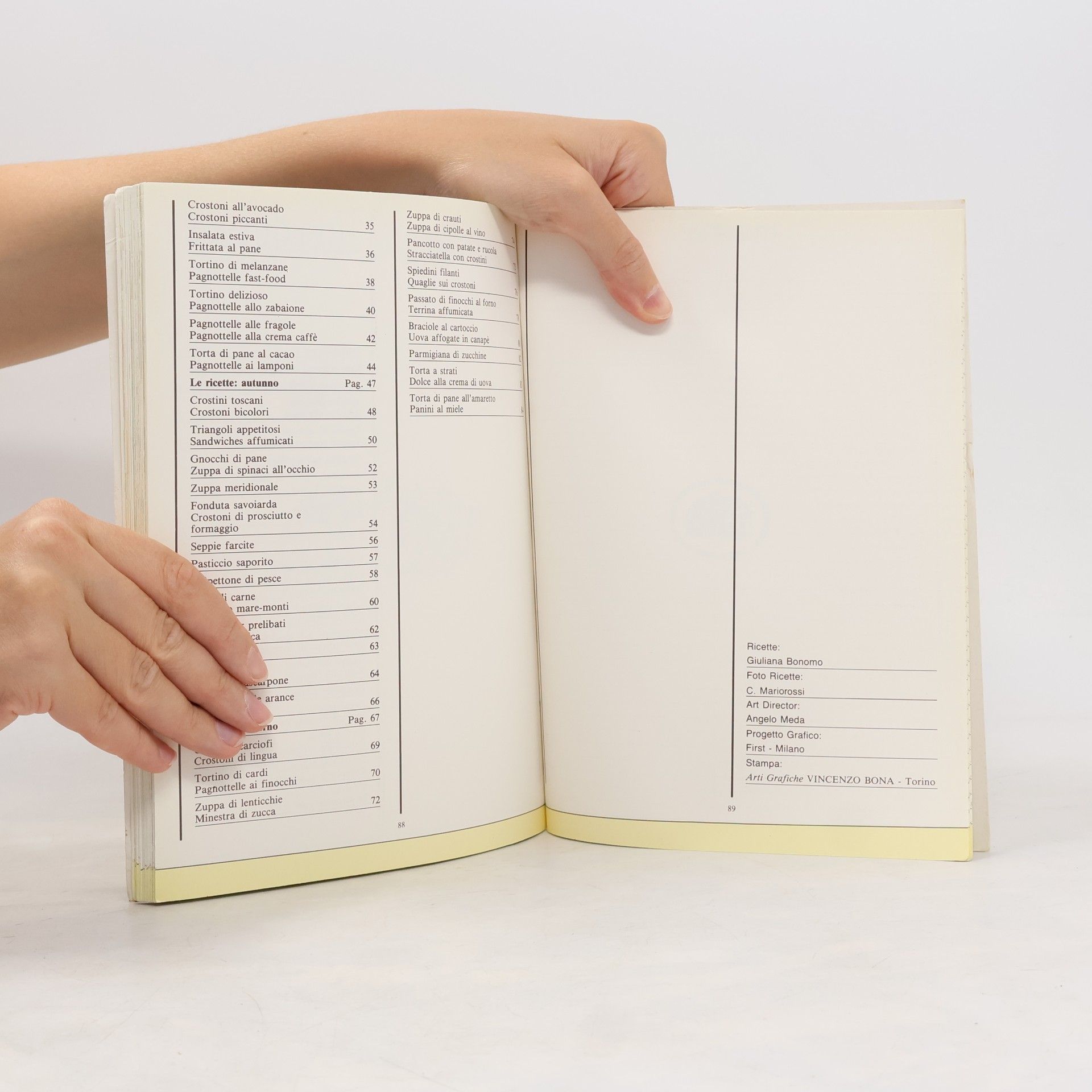 Autores varios Le 4 stagioni del Pane
