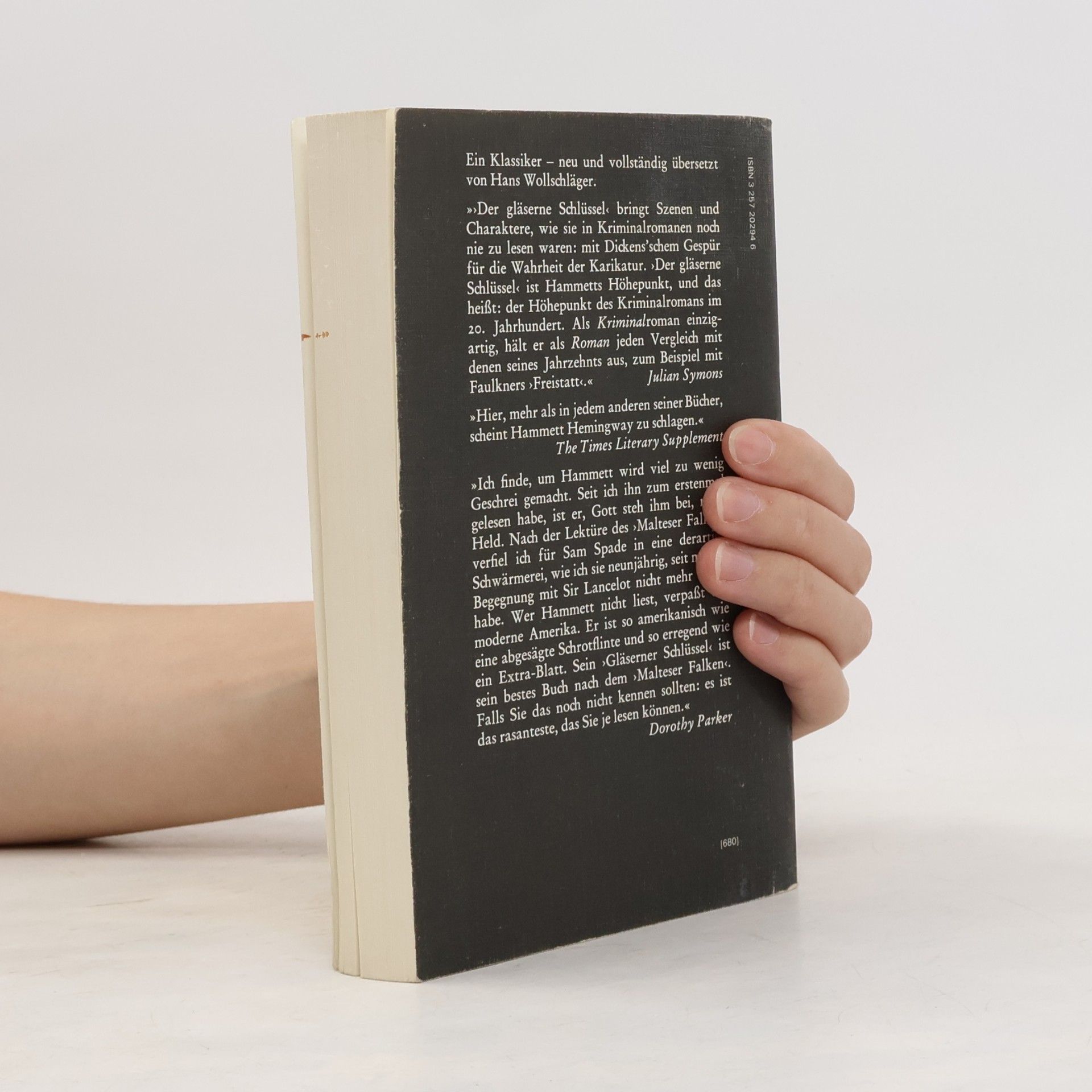 Dashiell Hammett Der gläserne Schlüssel