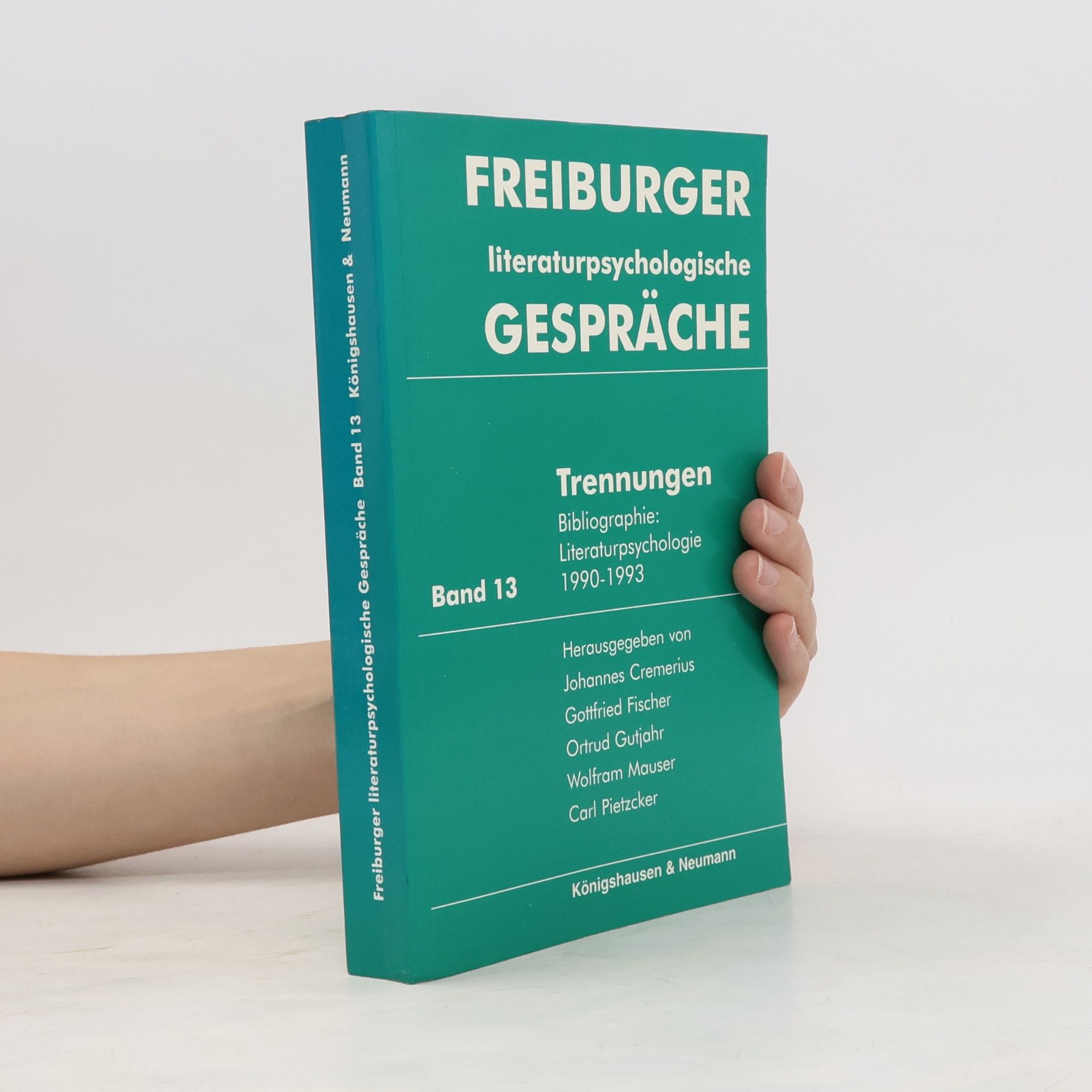 Freiburger literaturpsychologische Gespräche - 13: Trennungen