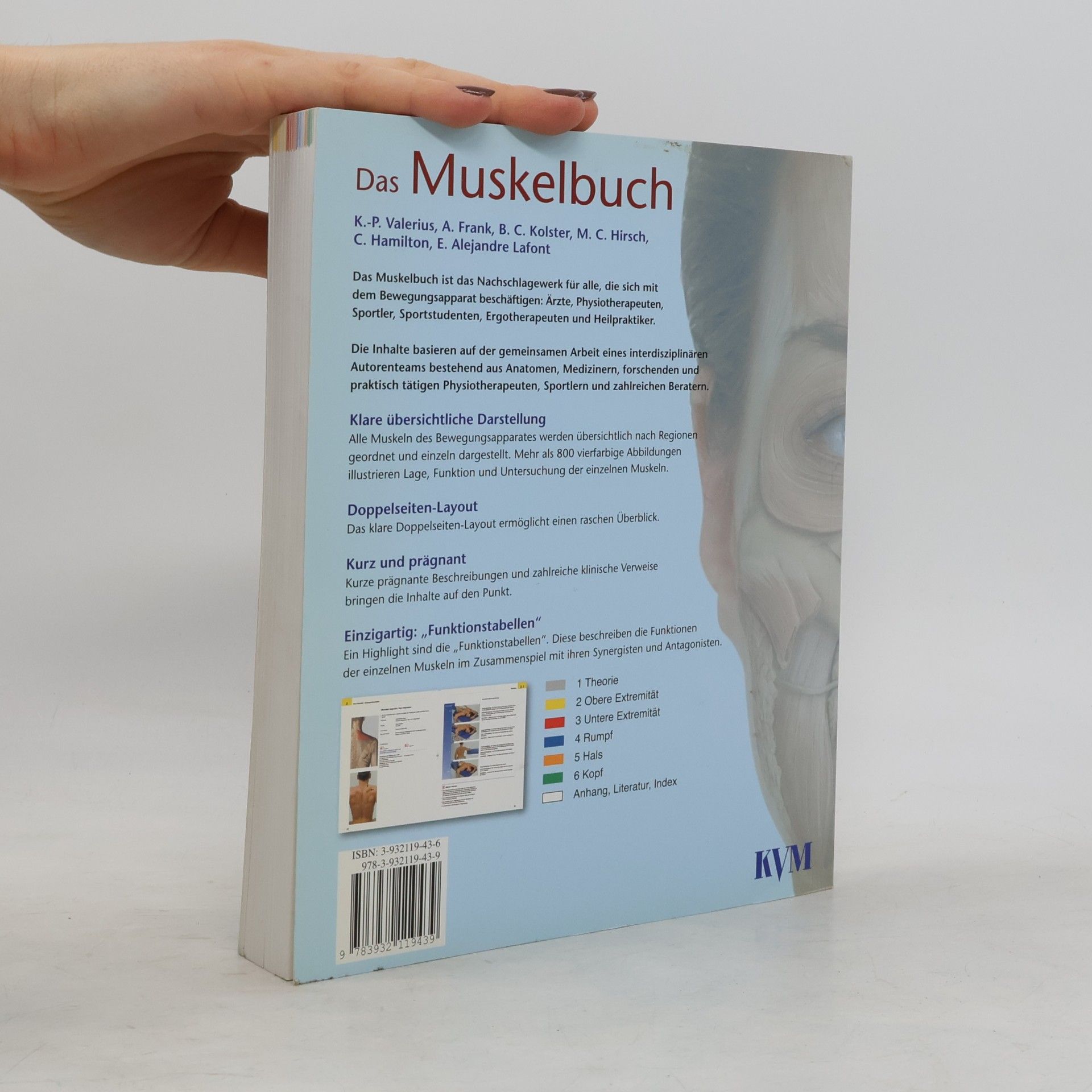 Klaus Peter Valerius Das Muskelbuch