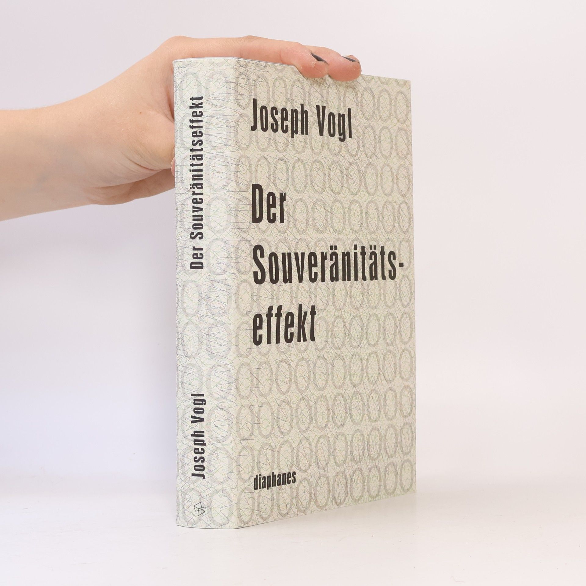 Joseph Vogl Der Souveränitätseffekt