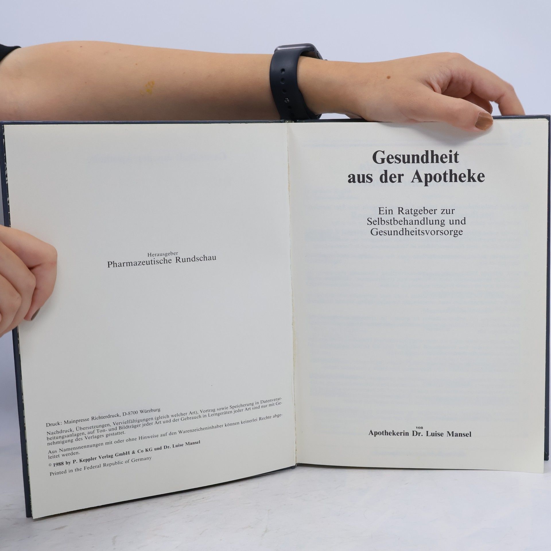 Luise Mansel Gesundheit aus der Apotheke