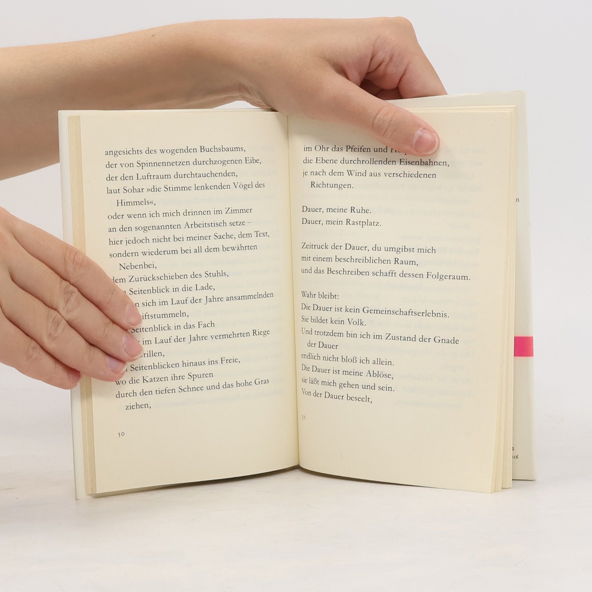 Peter Handke Gedicht an die Dauer
