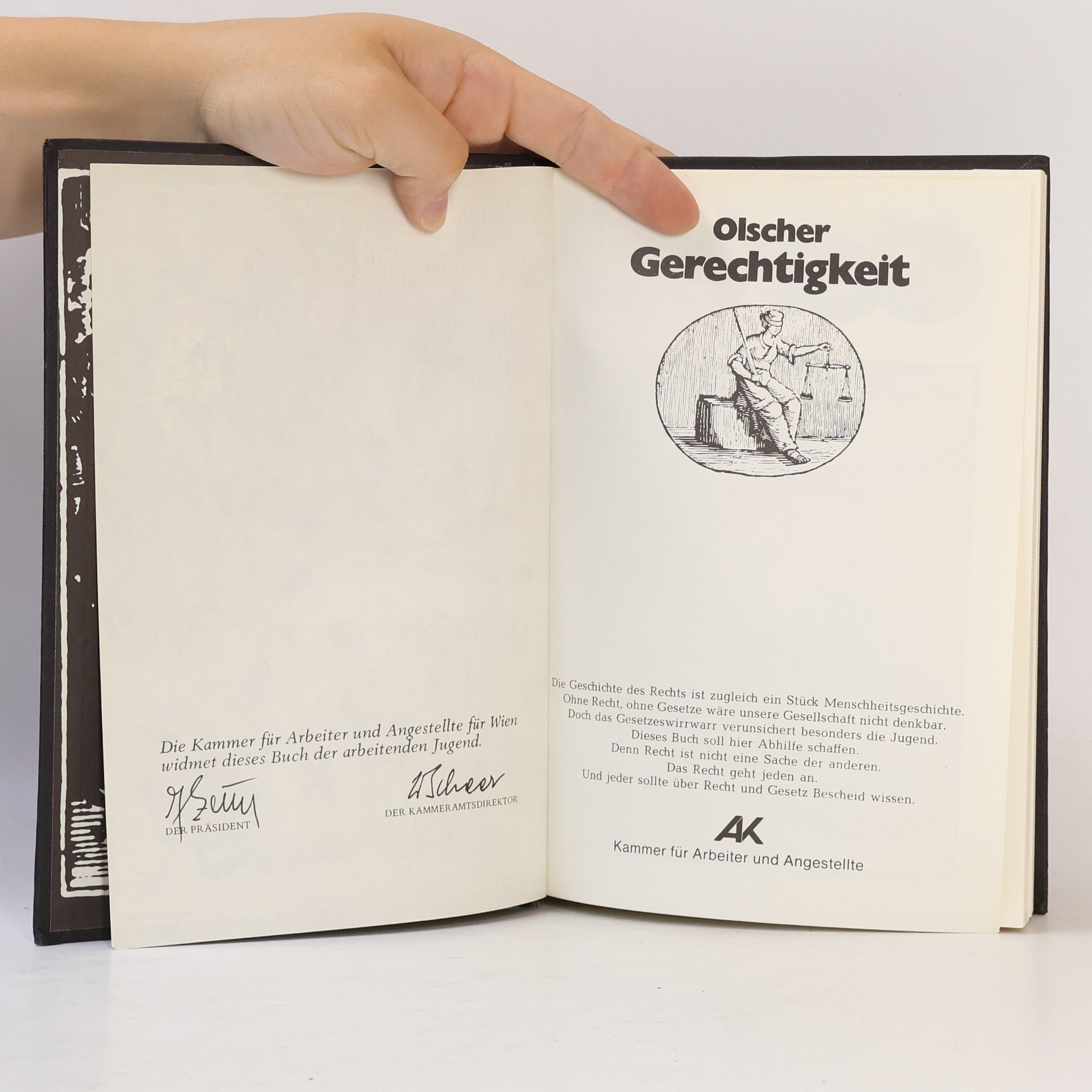Werner Olscher Gerechtigkeit