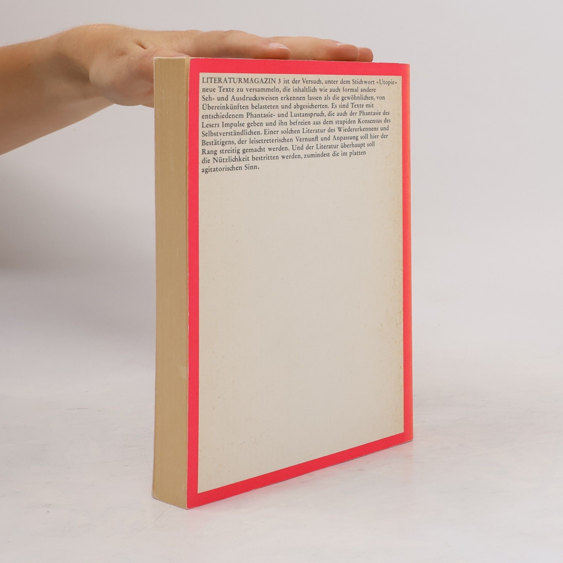 Nicolas Born Literaturmagazin - 3: Die Phantasie an die Macht