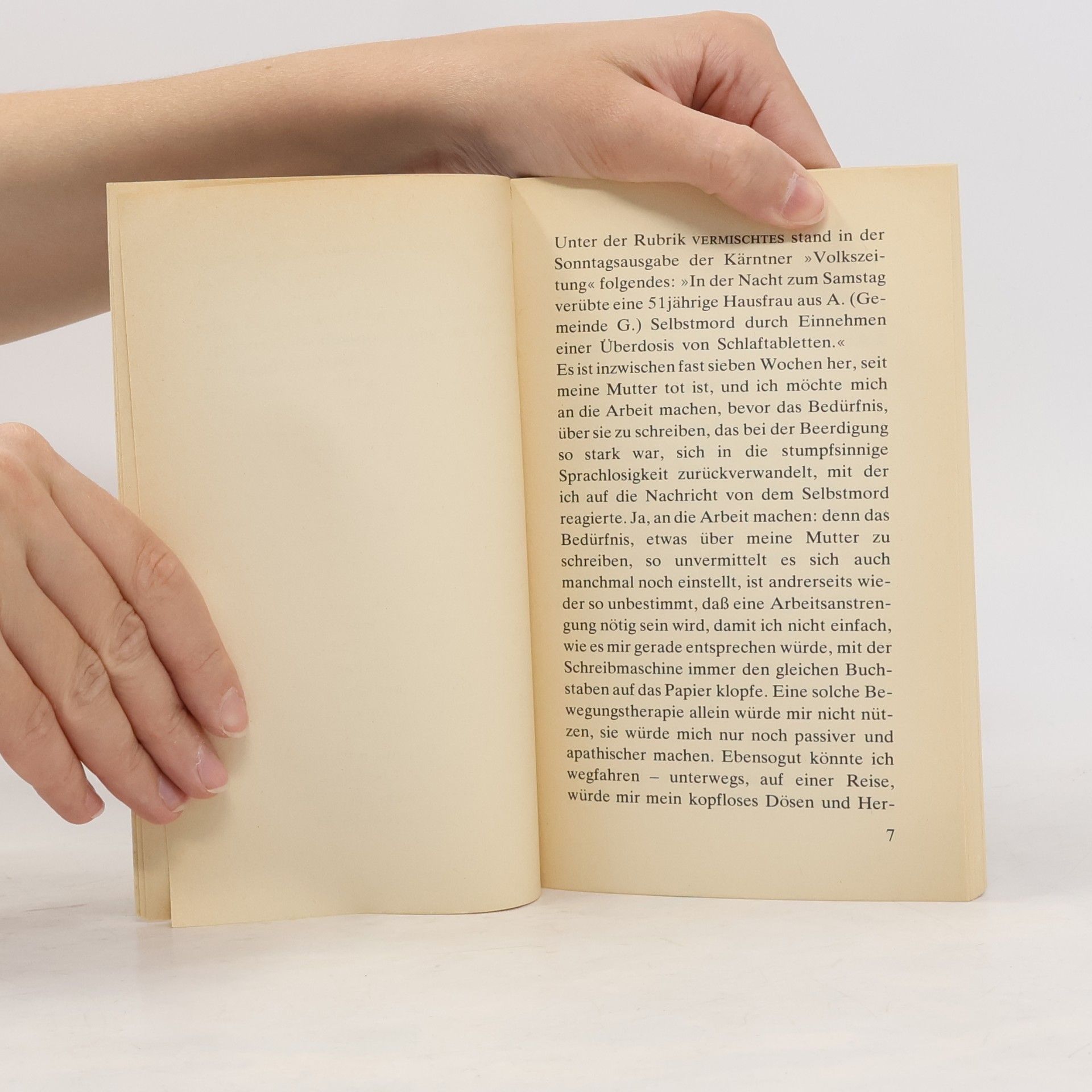 Peter Handke Wunschloses Unglück: Erzählung