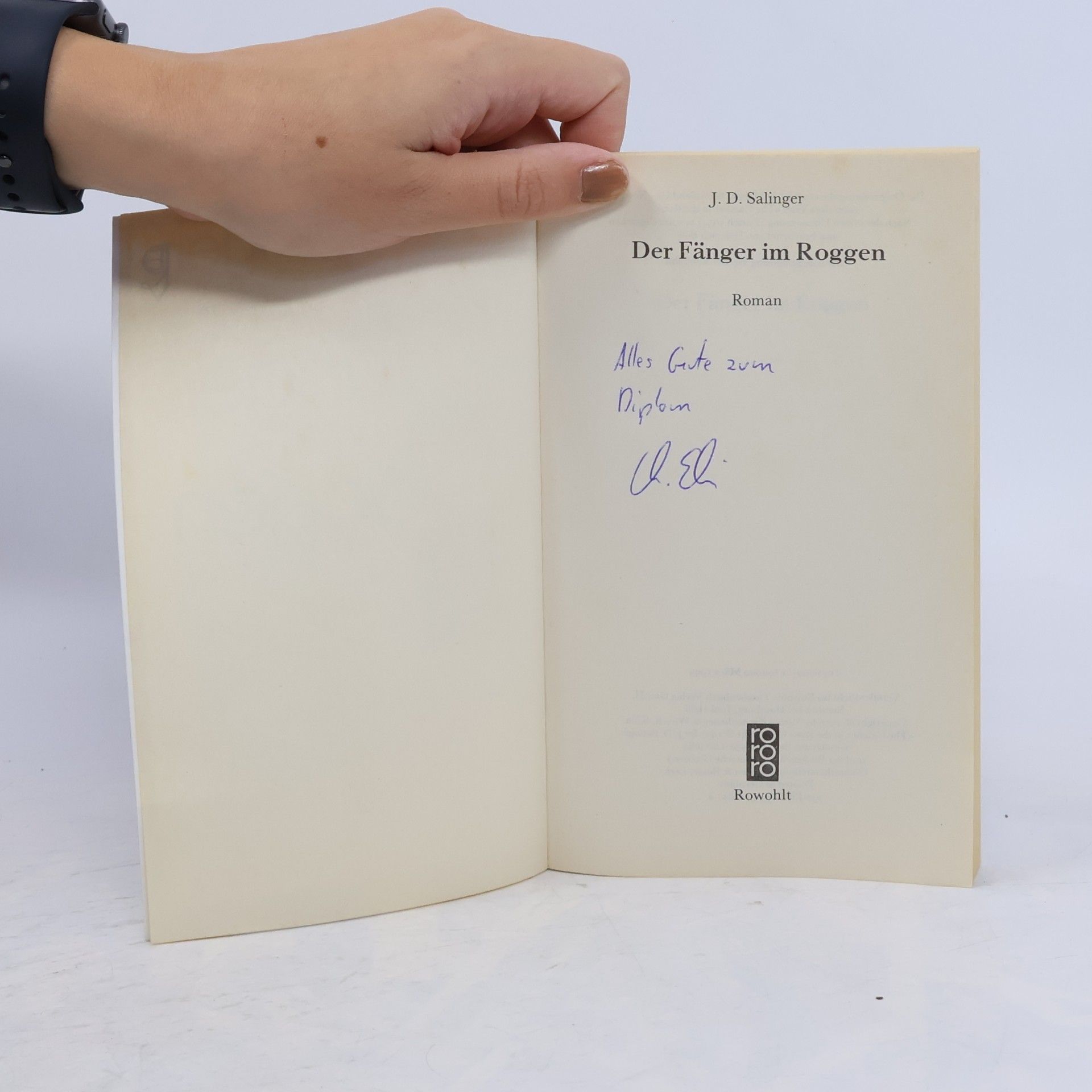 J. D. Salinger Der Fänger im Roggen