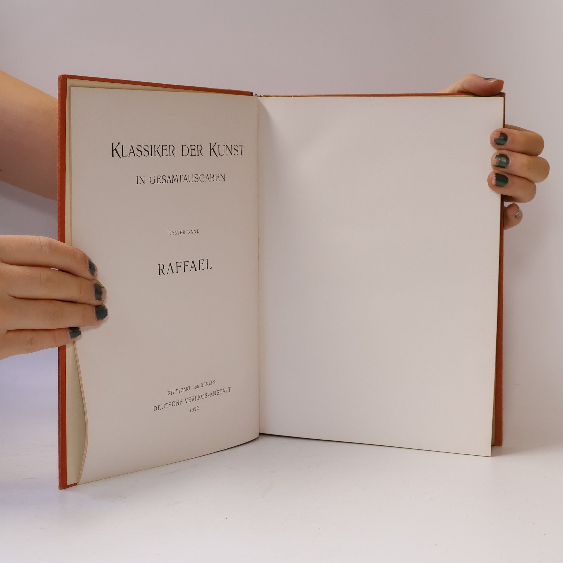 Various authors Klassiker der Kunst in Gesamtausgaben I. Raffael
