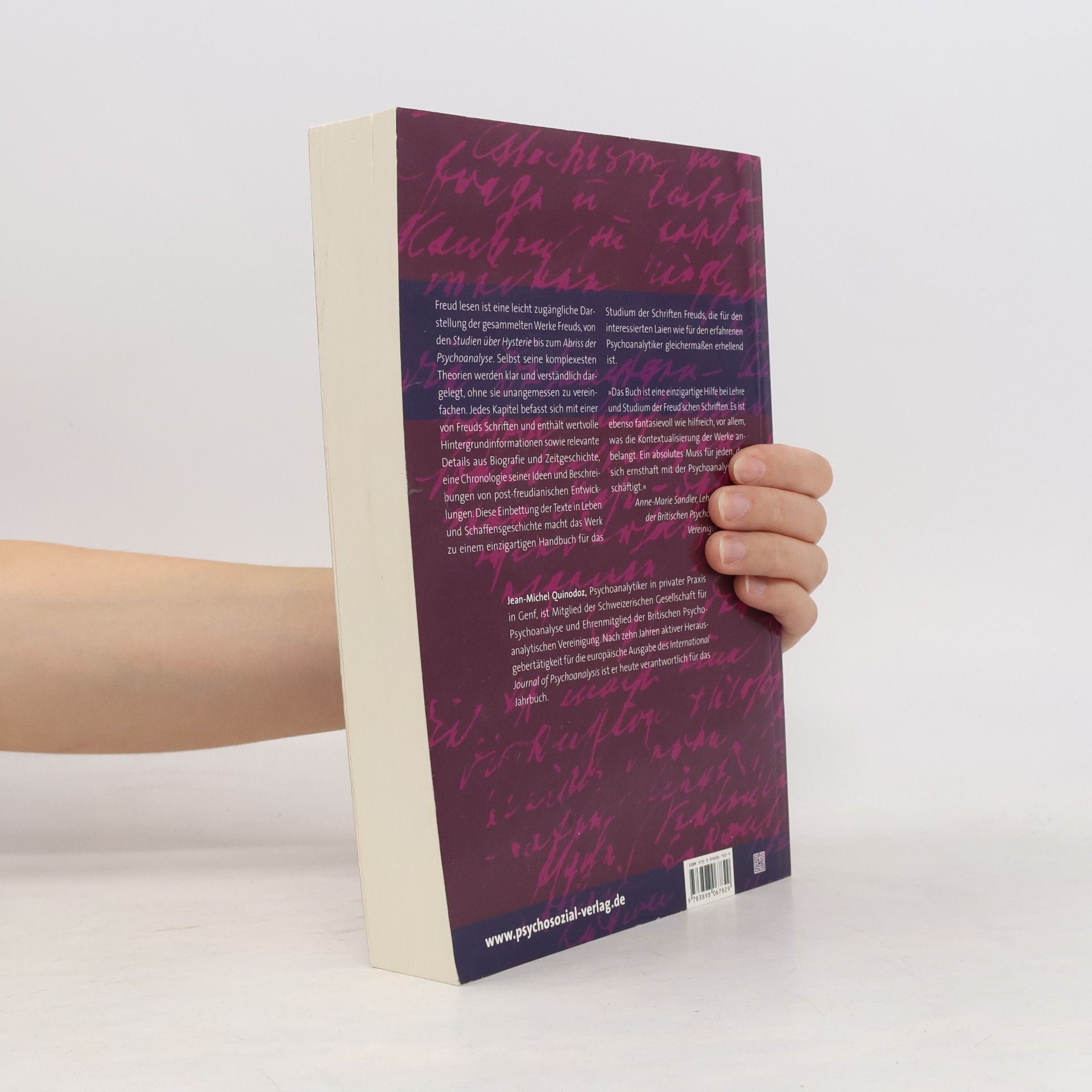 Jean-Michel Quinodoz Bibliothek der Psychoanalyse: Freud lesen