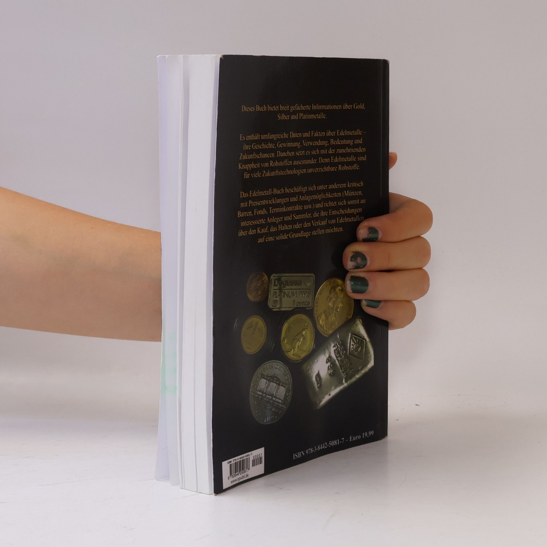 Dr. Hagen Rudolph Das Edelmetall-Buch. Gold • Silber • Platin • Palladium • Ruthenium • Rhodium • Osmium • Iridium