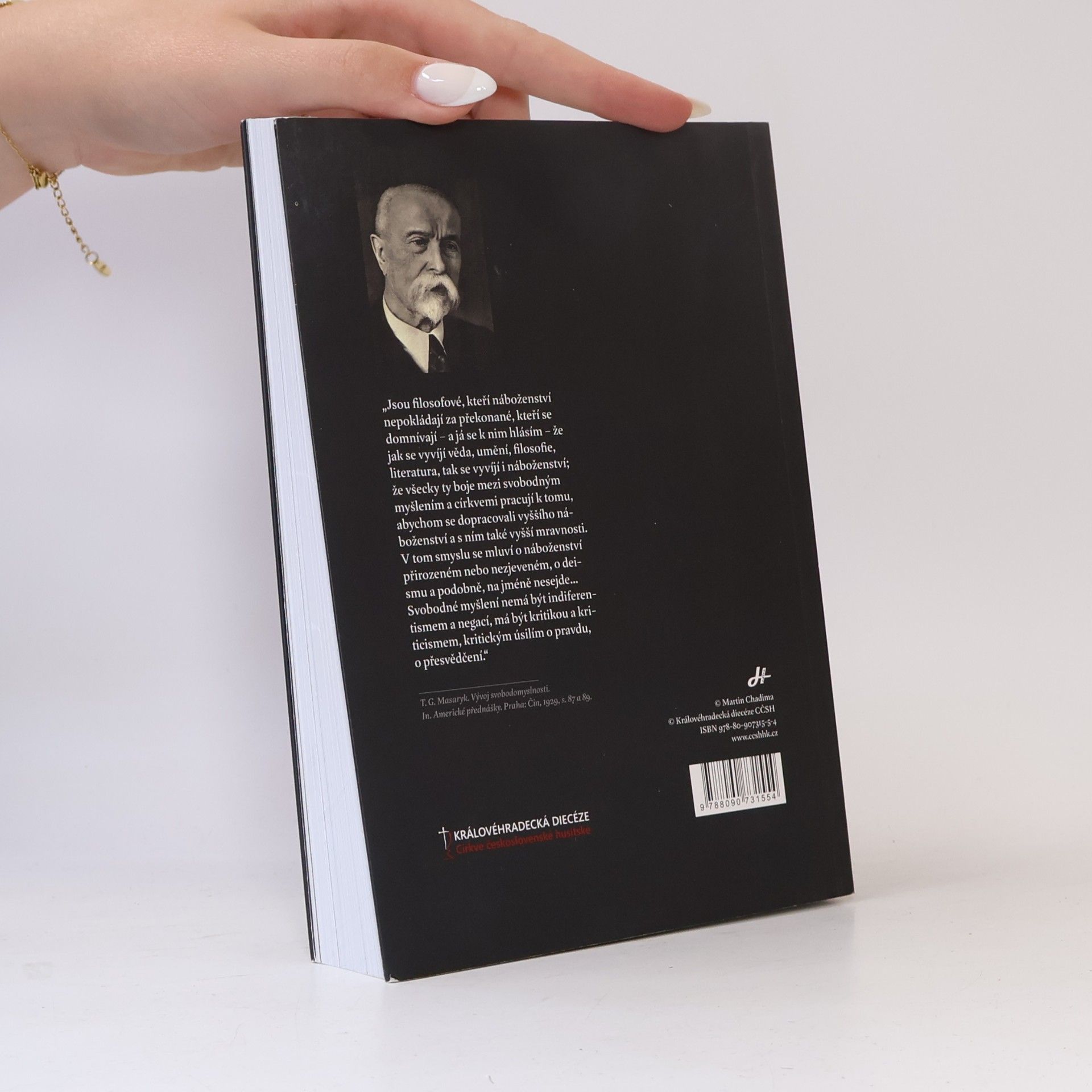 Martin Chadima Tomáš Garrigue Masaryk a náboženství
