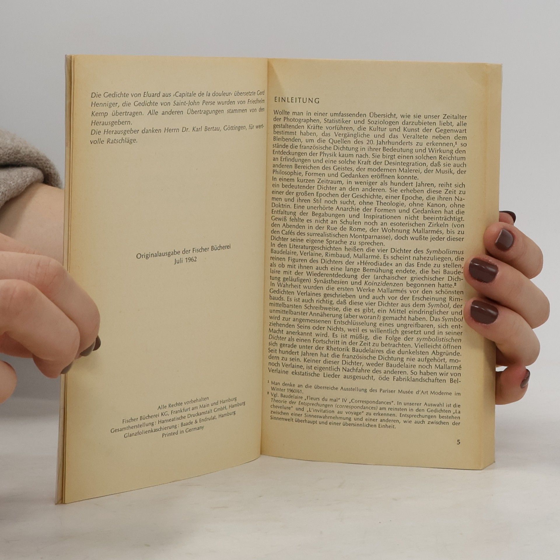 Autorenkollektiv Frazösische Gedichte. Von Baudelaire bis Saint-John Perse