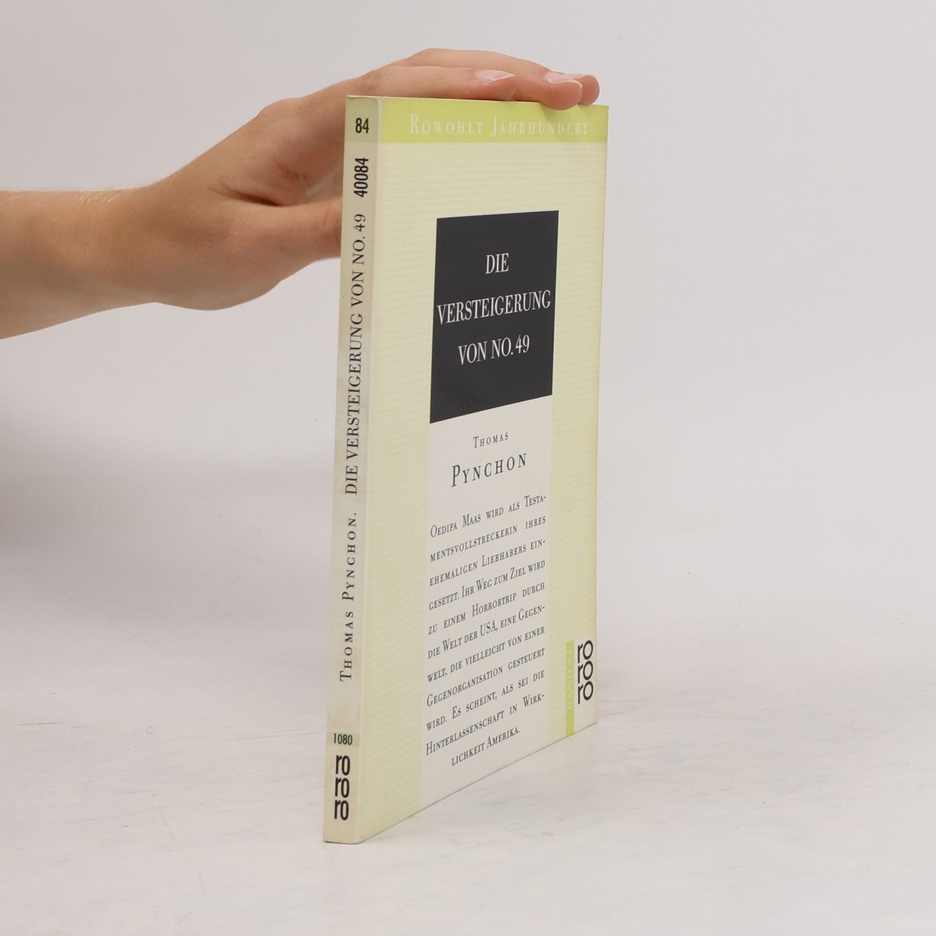 Thomas Pynchon Die Versteigerung von No. 49