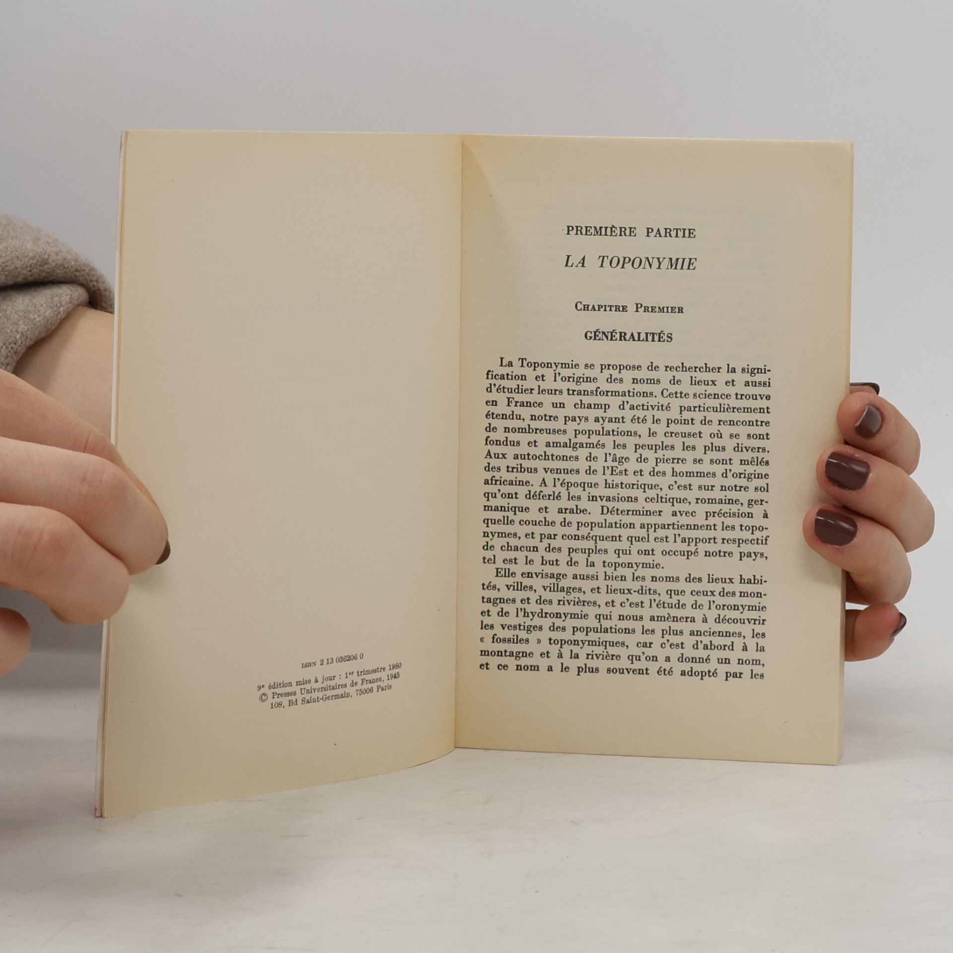 Charles Rostaing Les Noms de Lieux