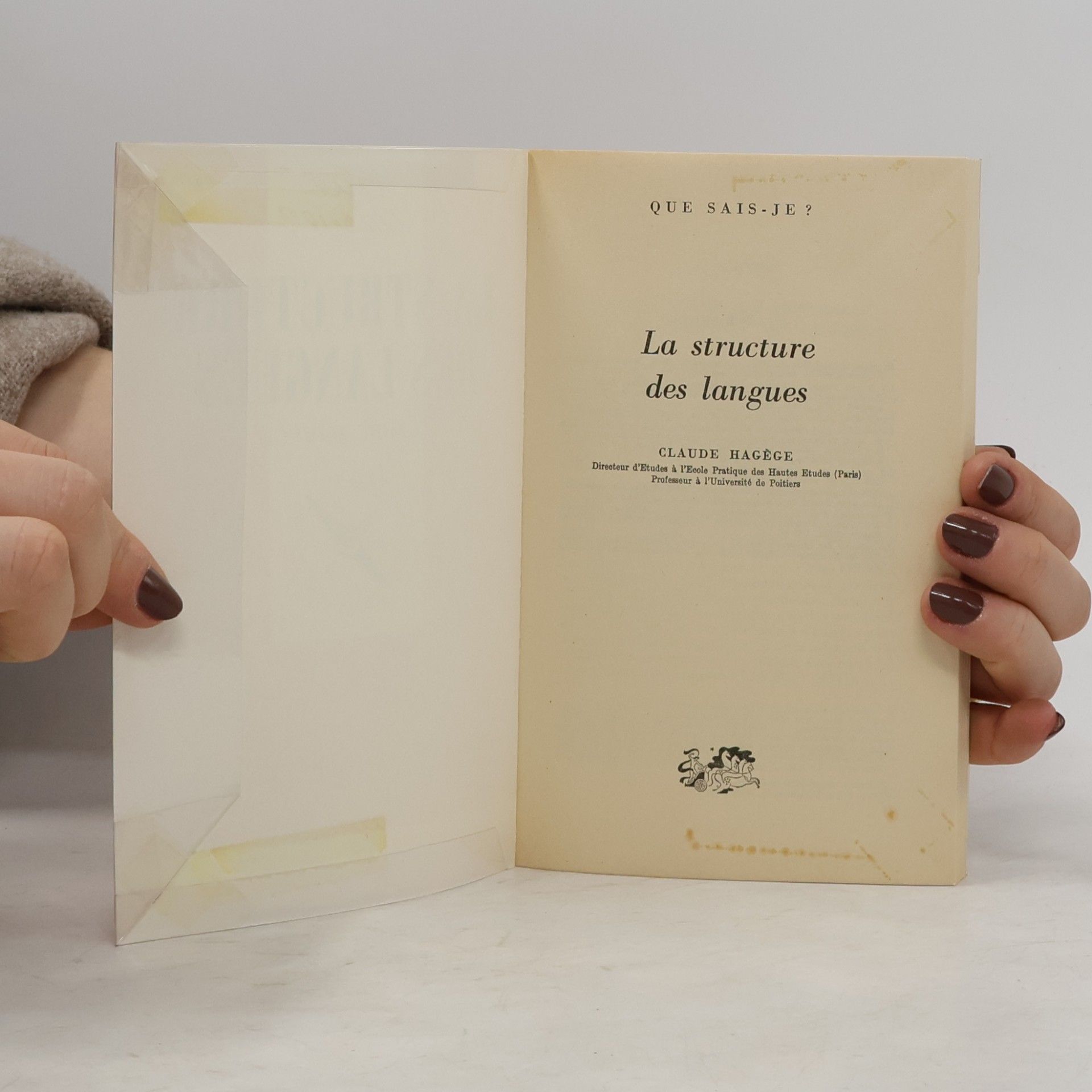 Claude Hagene La structure des langues