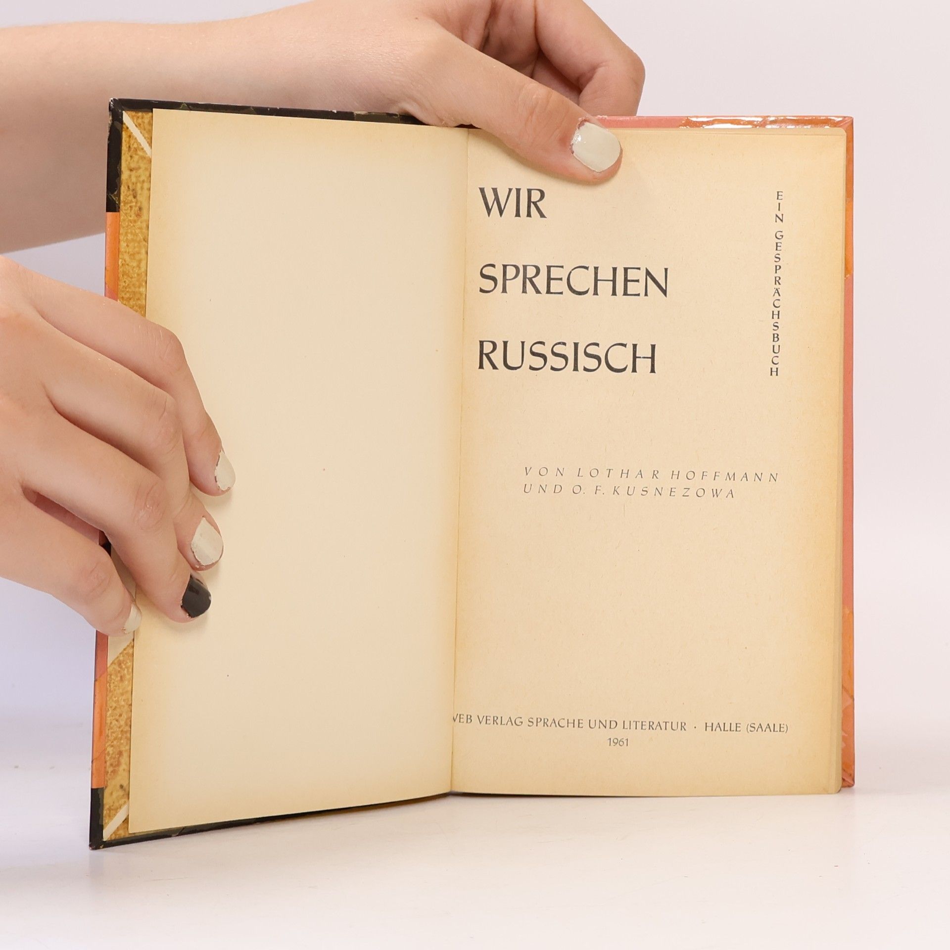 Lothar Hoffmann Wir sprechen russisch